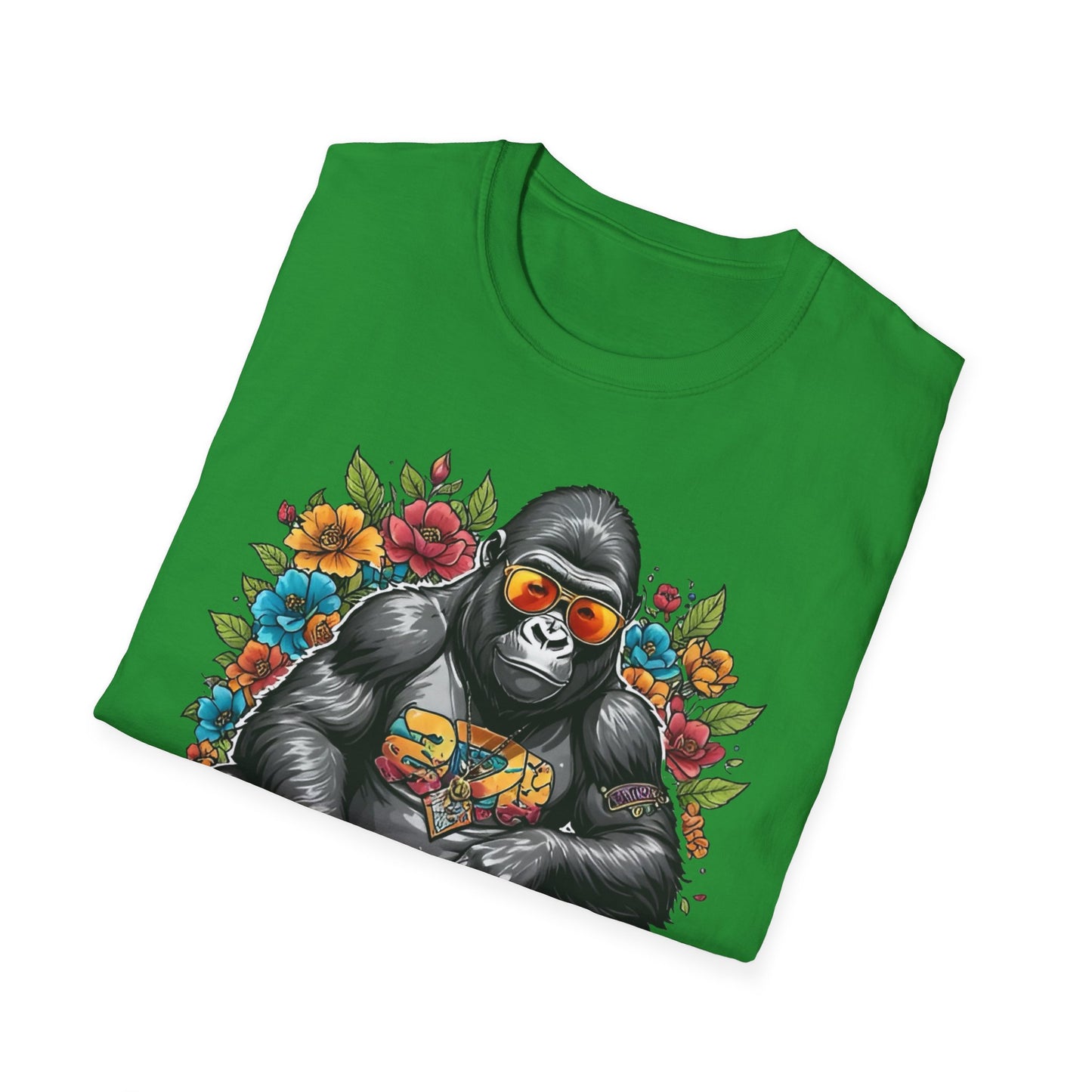 Animals Tees, Funny Animals Shirt, T Shirts with Funny Animals, T-Shirt with Gorilla, Monkey Tees