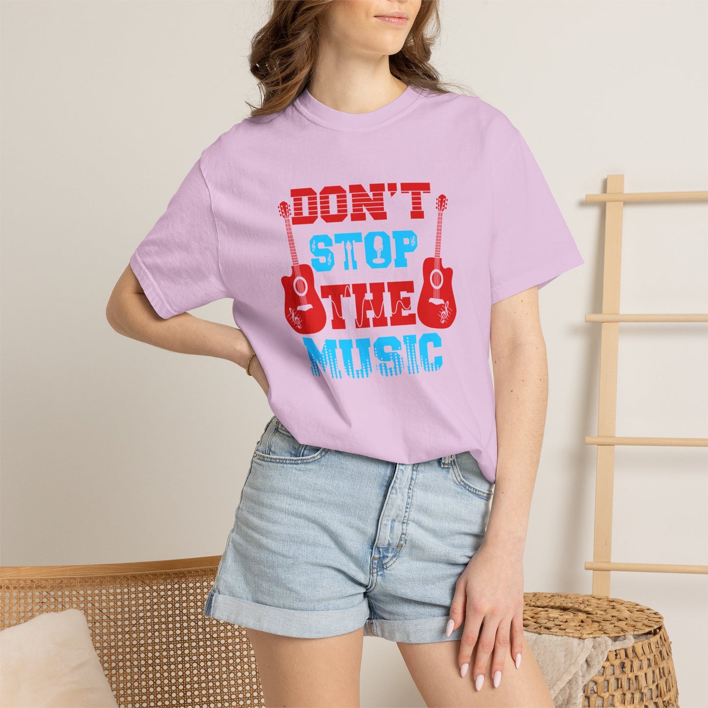 Music Graphic Design Unisex Cotton T-shirt  042