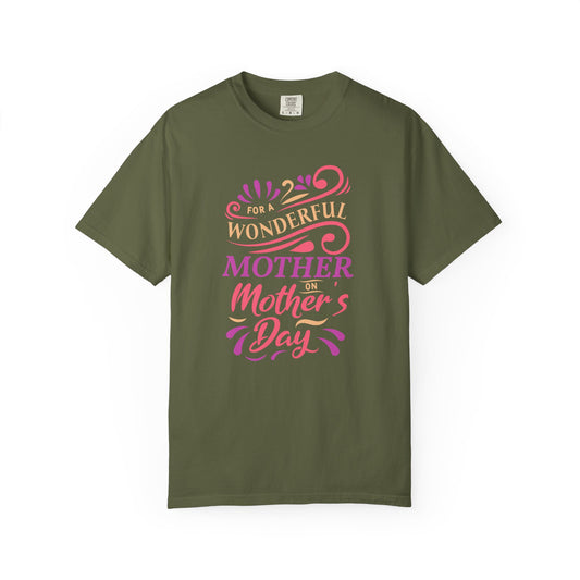 Mom T-shirt Mother's Day Mama Tee Unisex Comfort Colors Garment-Dyed Cotton h18