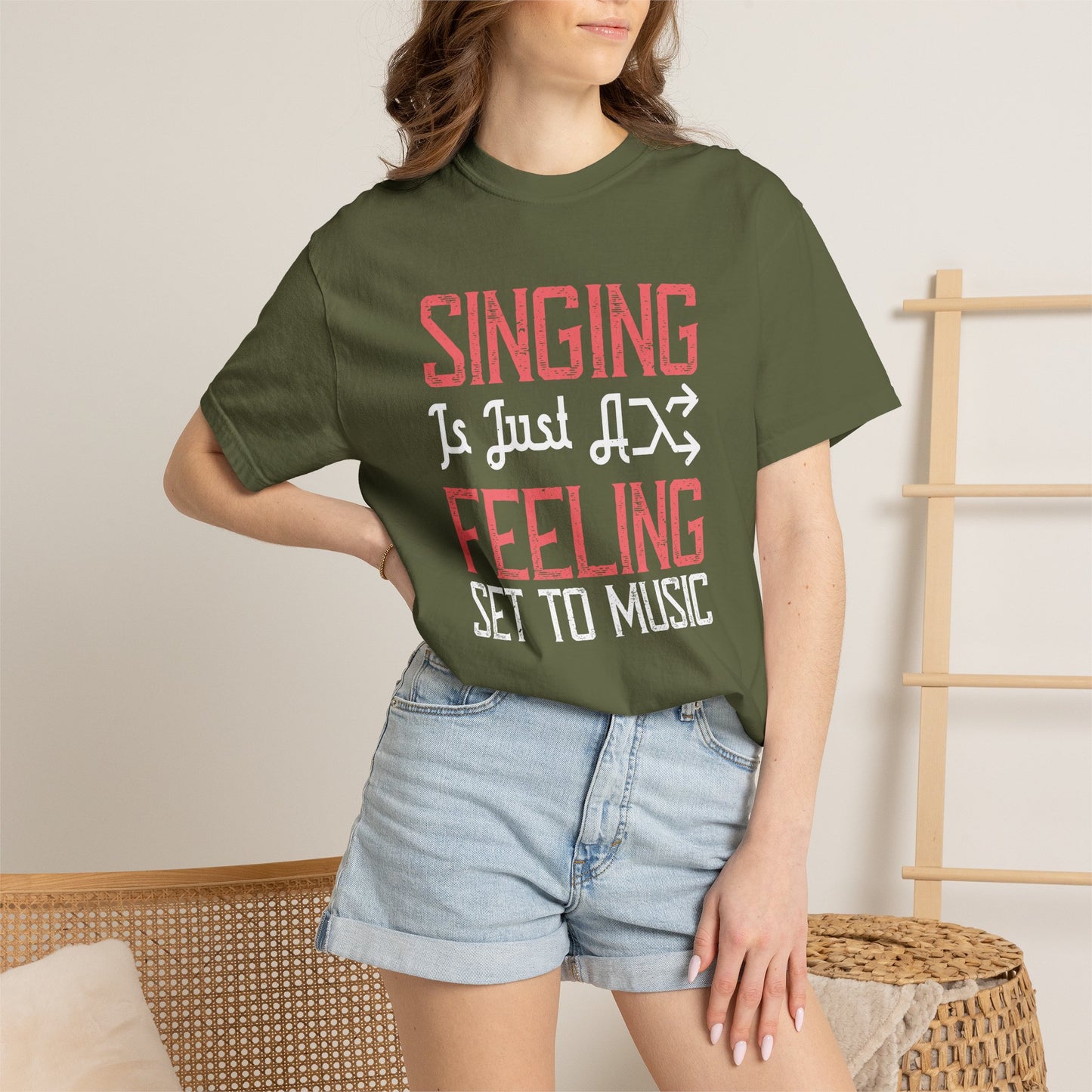 Music Graphic Design Unisex Cotton T-shirt  m43