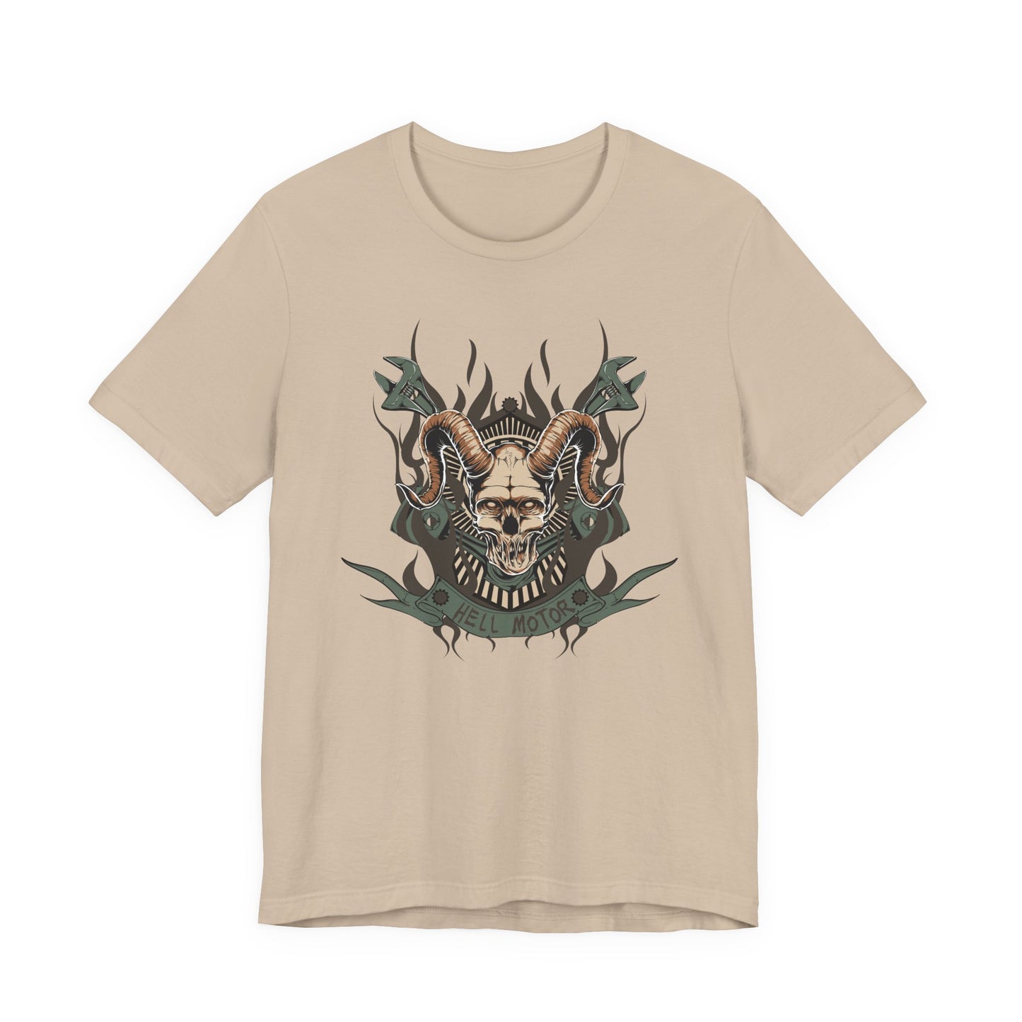 Gothic Skull Graphic Design Unisex Cotton Tee Art-49