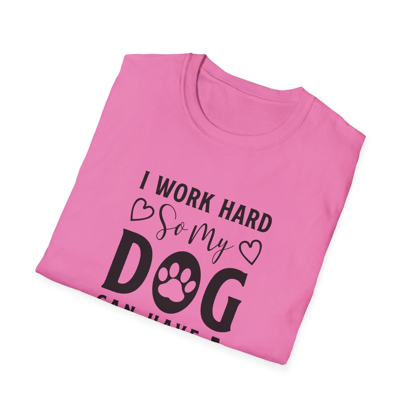 Dog Slogan T Shirts With Funny Words Unisex Tee Shirt Cute Quotes Gildan Softstyle 64000 Cotton