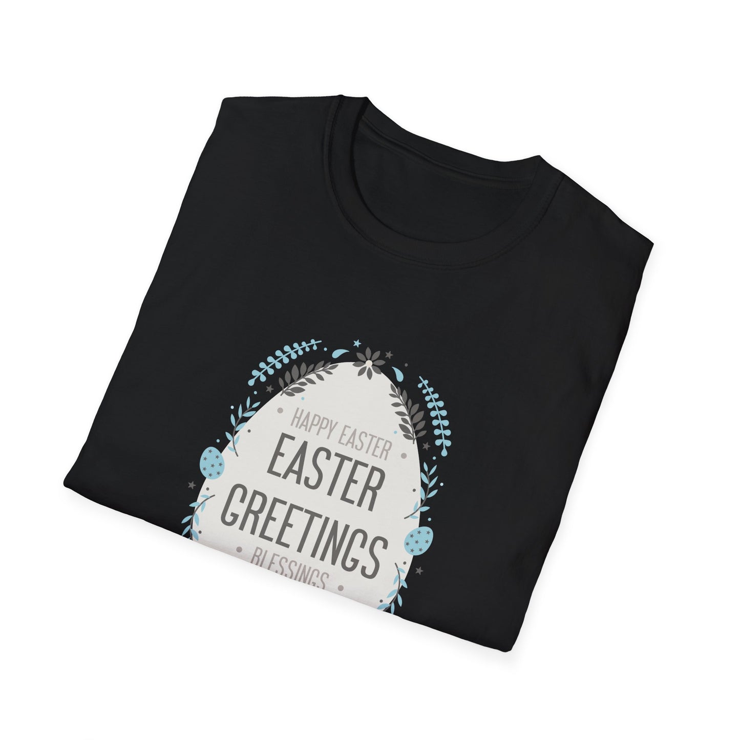 Easter Day T-Shirt, Tee Shirt with Easter Signature, T Shirt with Easter Prints, Tee Shirt with Easter Design - 5