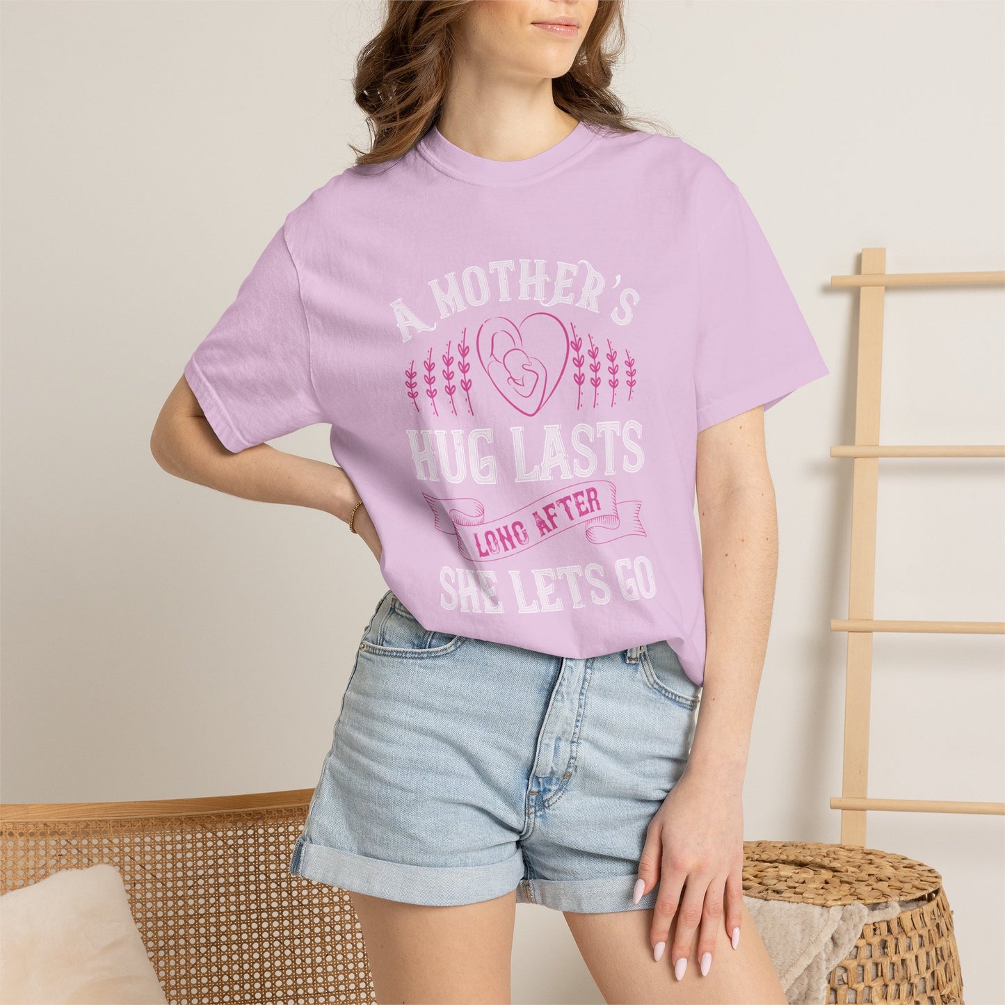 Mom T-shirt Mother Day Mama Tee Unisex Comfort Colors Garment-Dyed Cotton h58