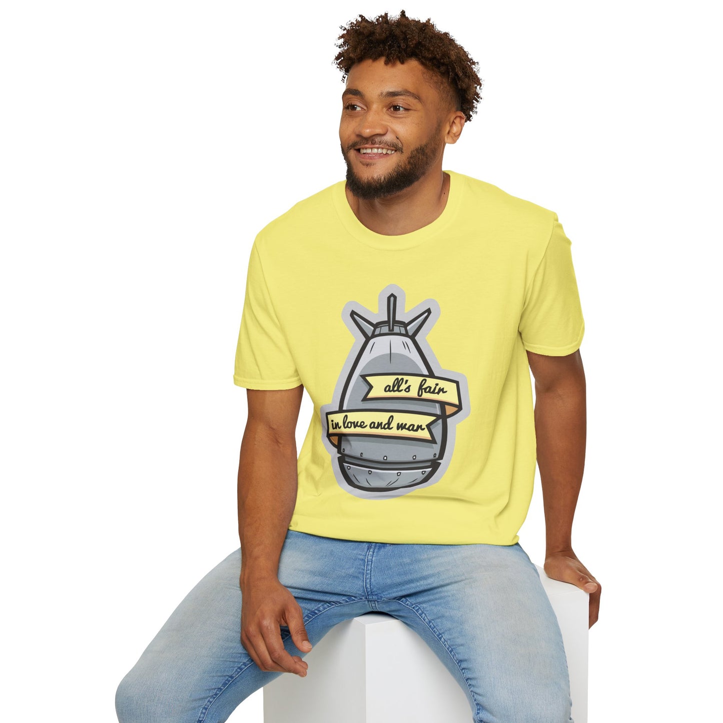Cartoon T Shirt Animation T Shirt Funny Tee Shirt Unisex Gildan Softstyle 64000 100 Percent Cotton