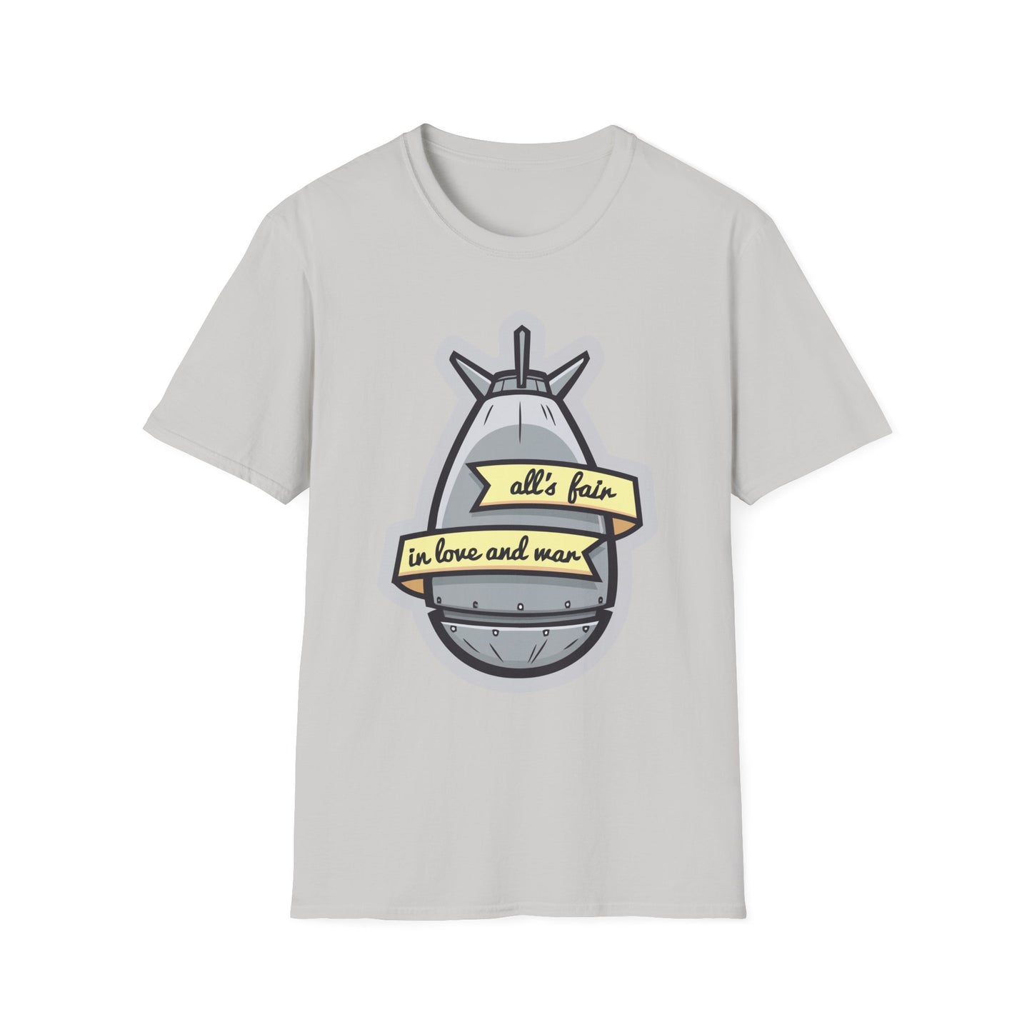 Cartoon T Shirt Animation T Shirt Funny Tee Shirt Unisex Gildan Softstyle 64000 100 Percent Cotton