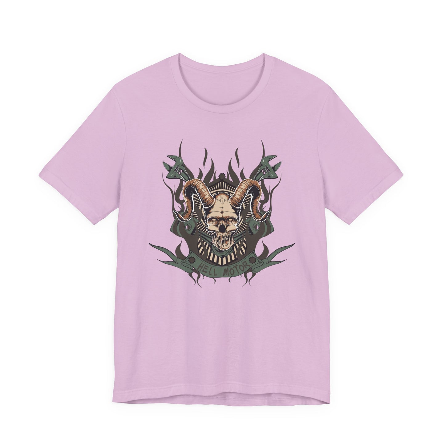 Gothic Skull Graphic Design Unisex Cotton Tee Art-49
