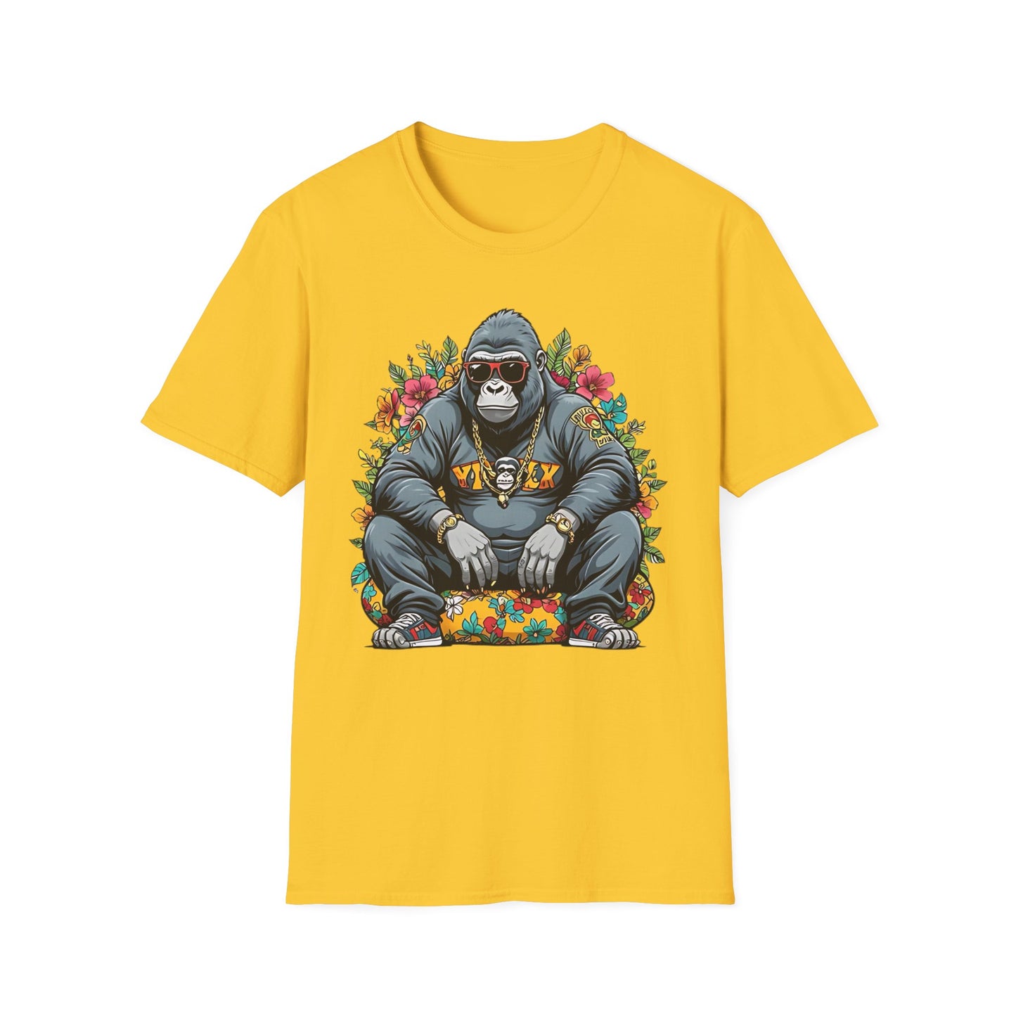 Animals Tees, Funny Animals Shirt, T Shirts with Funny Animals, T-Shirt with Gorilla, Monkey Tees