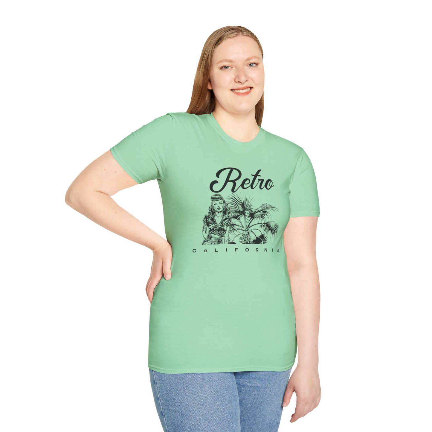 Retro T Shirt, Retro Design Shirt, Retro Art Tee Shirt, T-shirt with Retro Style