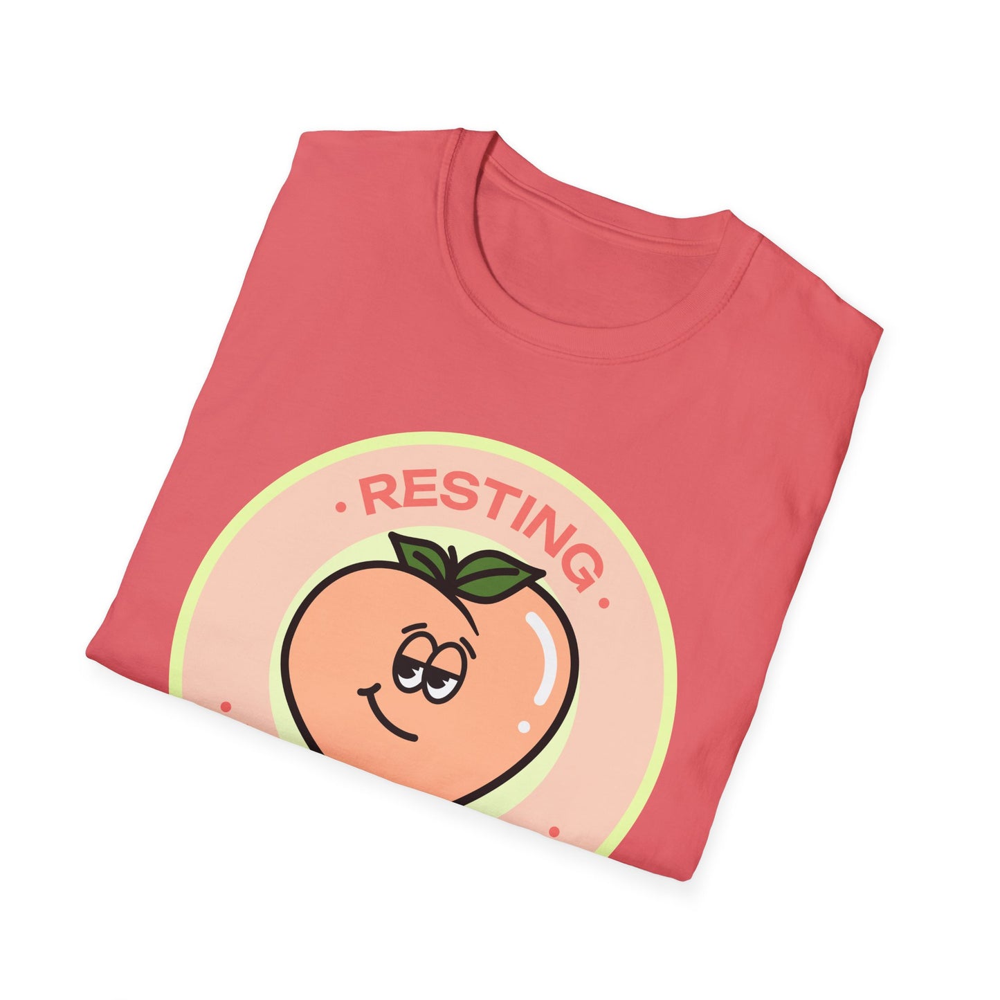 Food Tees, Funny Food T Shirts, Funny T Shirts, Shirt with Fruits, Shirt with Peach