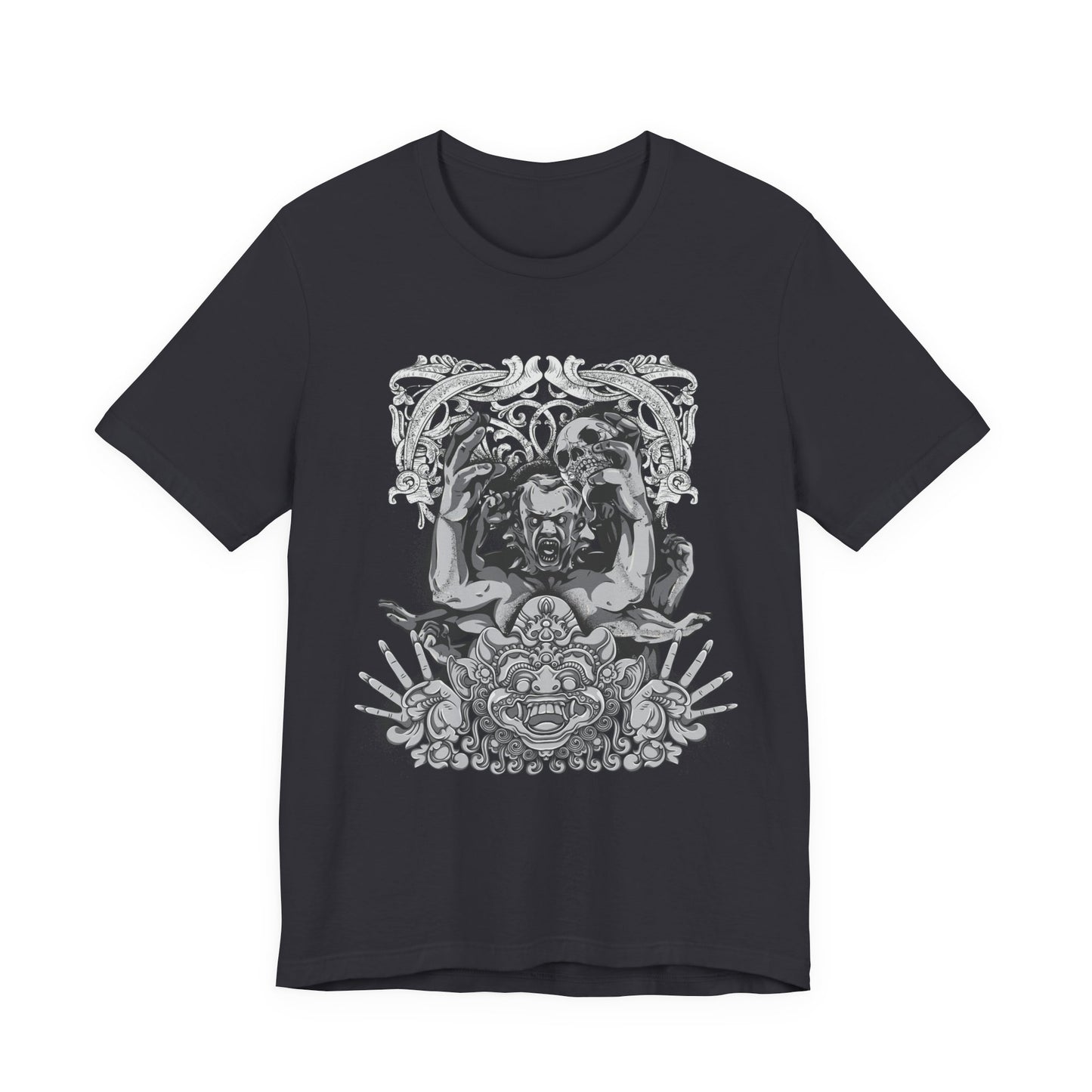 Mask Artwork Illustration Graphic Unisex Cotton T-Shirt r17