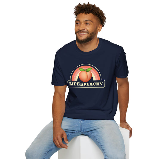 Food Tees, Funny Food T Shirts, Funny T Shirts, Shirt with Fruits, Shirt with Peach