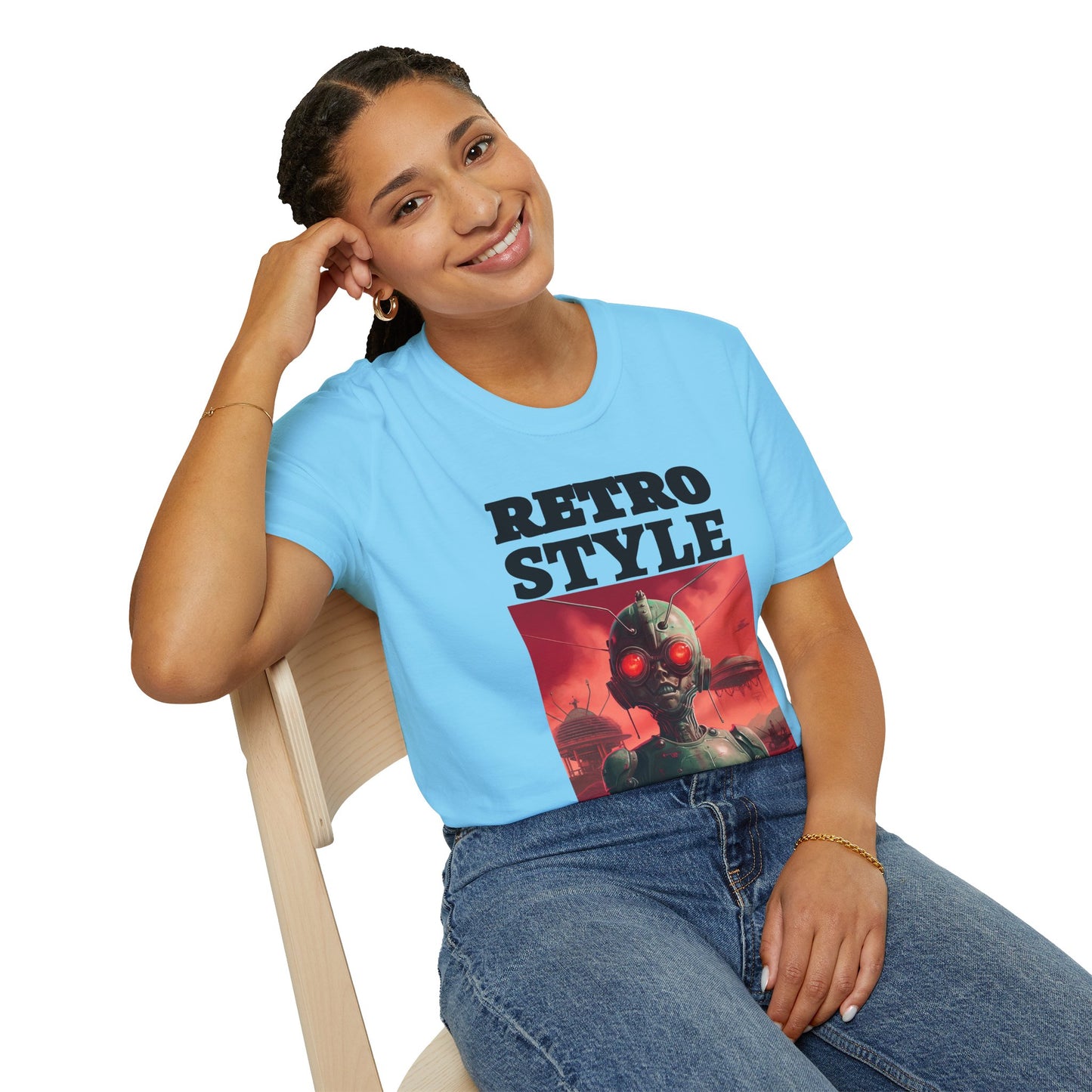 Retro T Shirt, Retro Design Shirt, Retro Art Tee Shirt, T-shirt with Retro Style