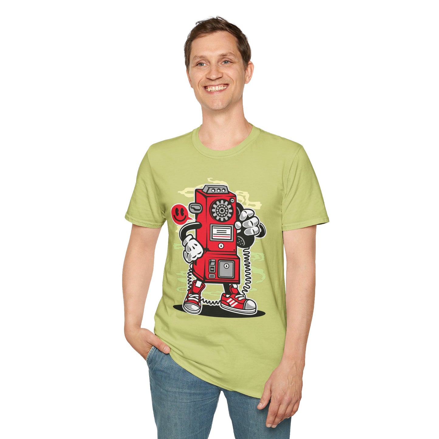Cartoon T Shirt Animation T Shirt Funny Graphic Tee Softstyle 64000 Unisex Short Sleeve