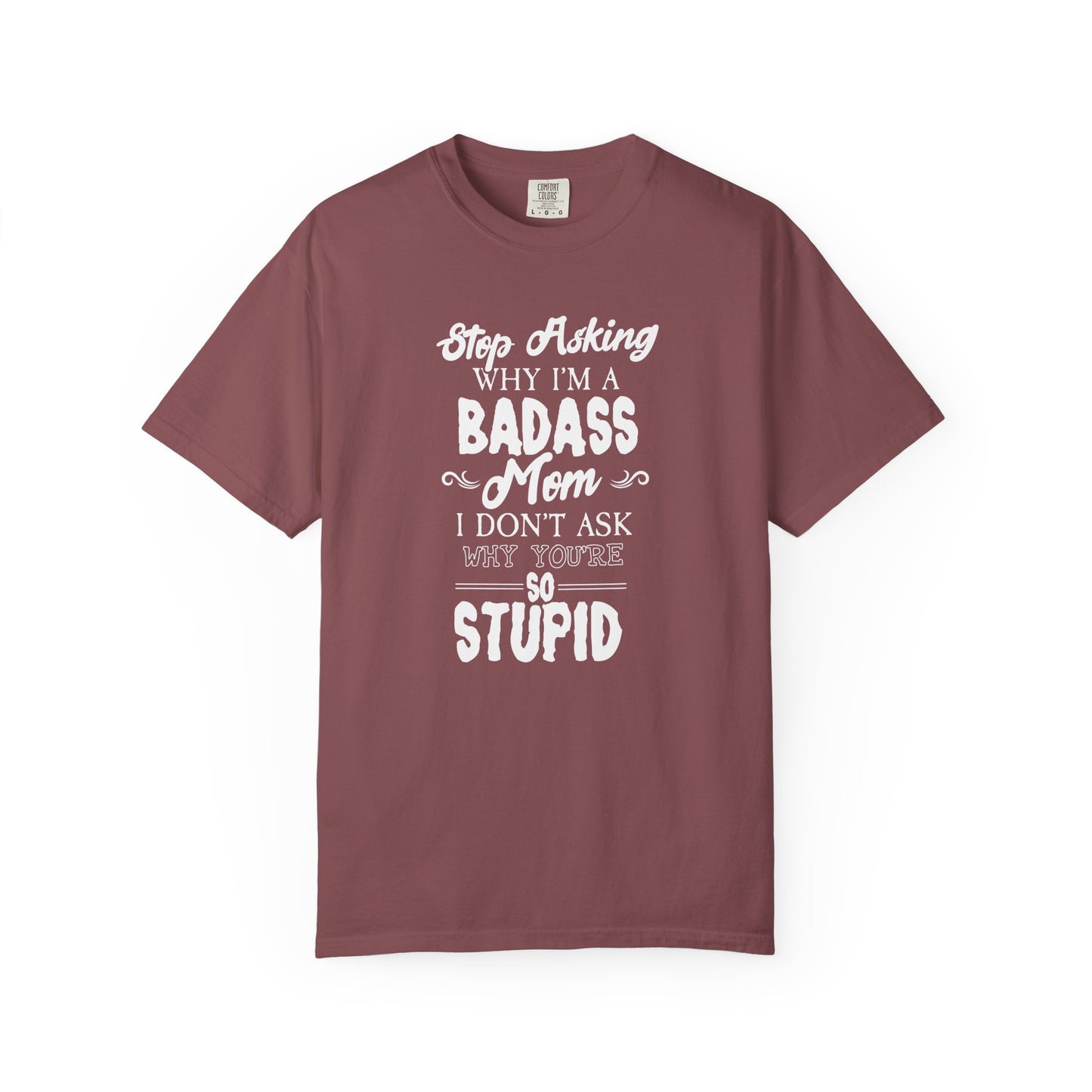 Mom T-shirt Mother's Day Mama Tee Unisex Comfort Colors Garment-Dyed Cotton h39