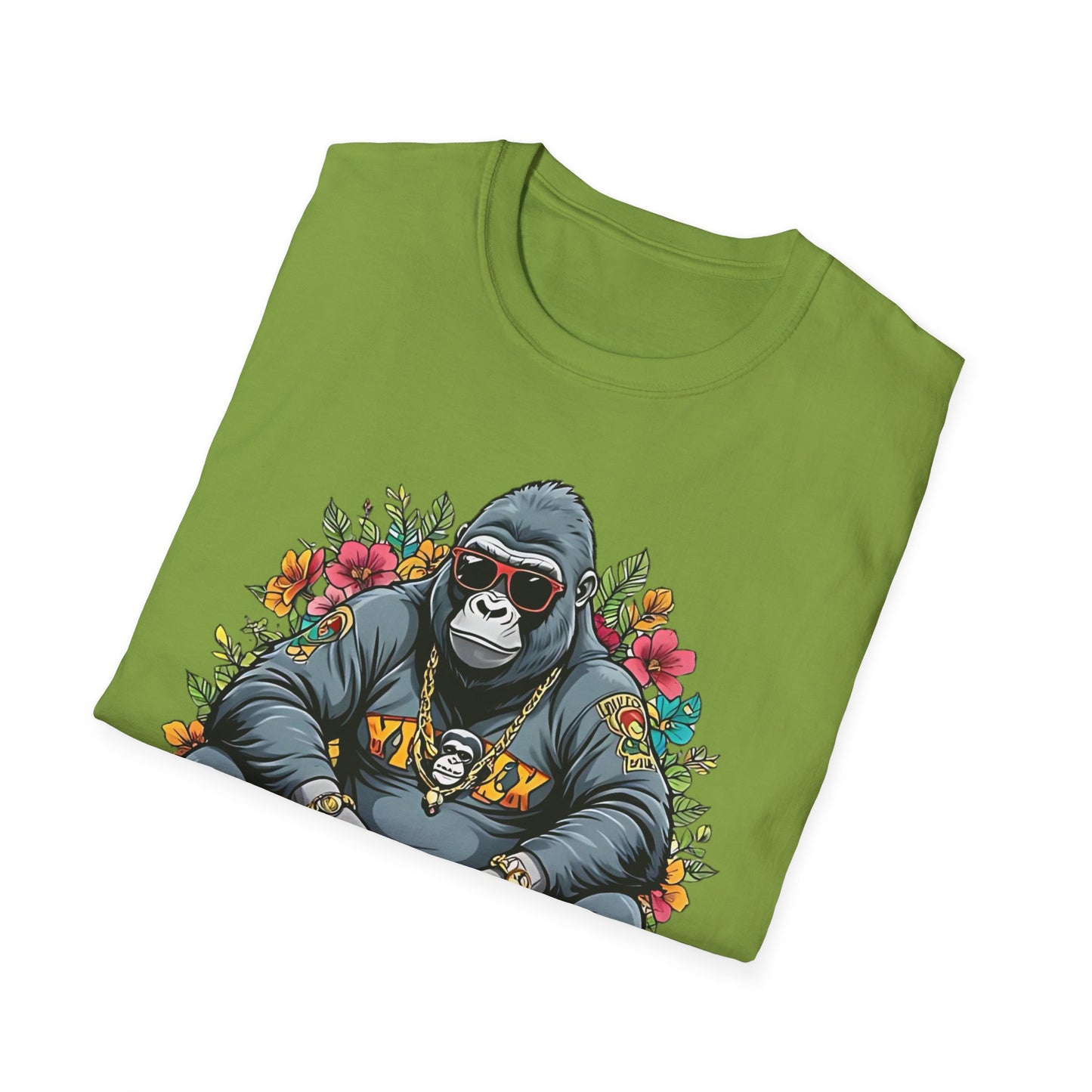Animals Tees, Funny Animals Shirt, T Shirts with Funny Animals, T-Shirt with Gorilla, Monkey Tees