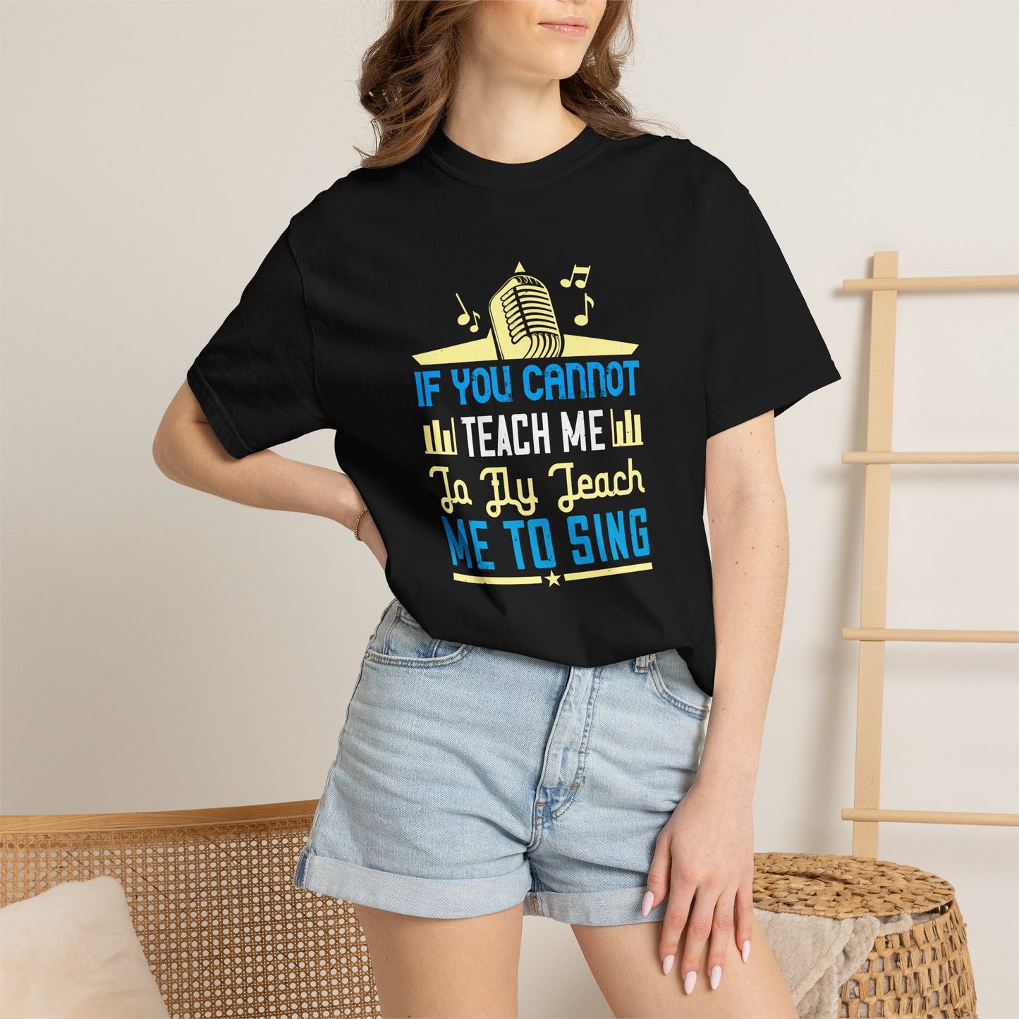 Music Graphic Design Unisex Cotton T-shirt m18