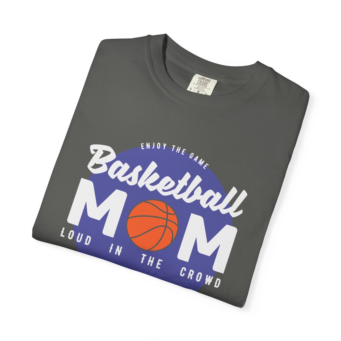 Basketball Mom T-shirt Mother's Day Mama Tee Unisex Comfort Colors Garment-Dyed Cotton h31