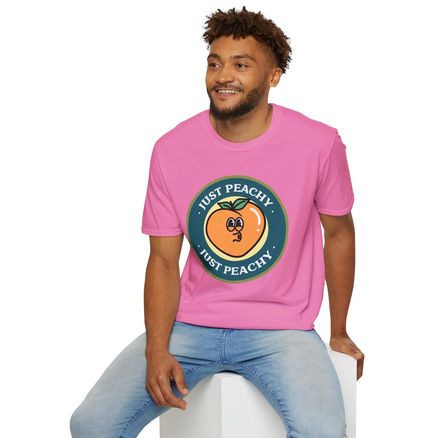 Food Tees, Funny Food T Shirts, Funny T Shirts, Shirt with Fruits, Shirt with Peach