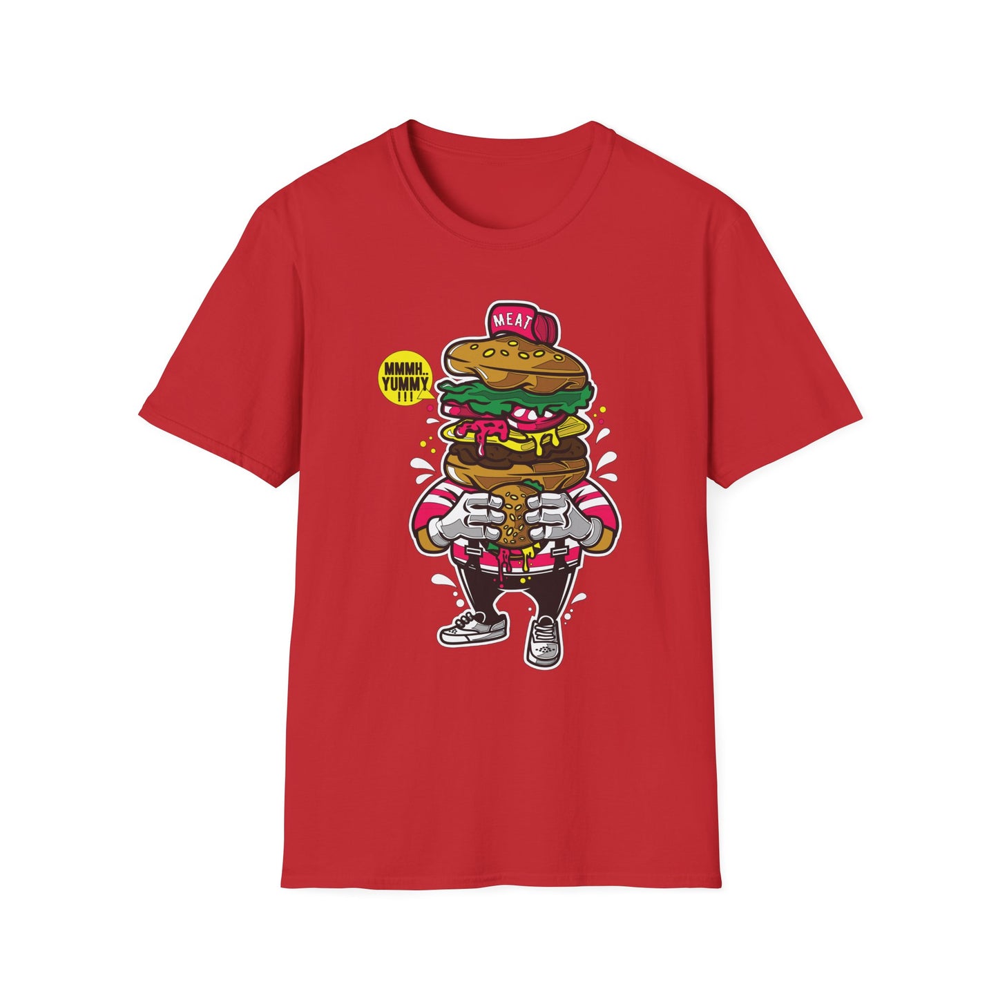 Cartoon T Shirt Animation T Shirt Funny Tee Unisex Gildan Softstyle 64000 Ring Spun Cotton