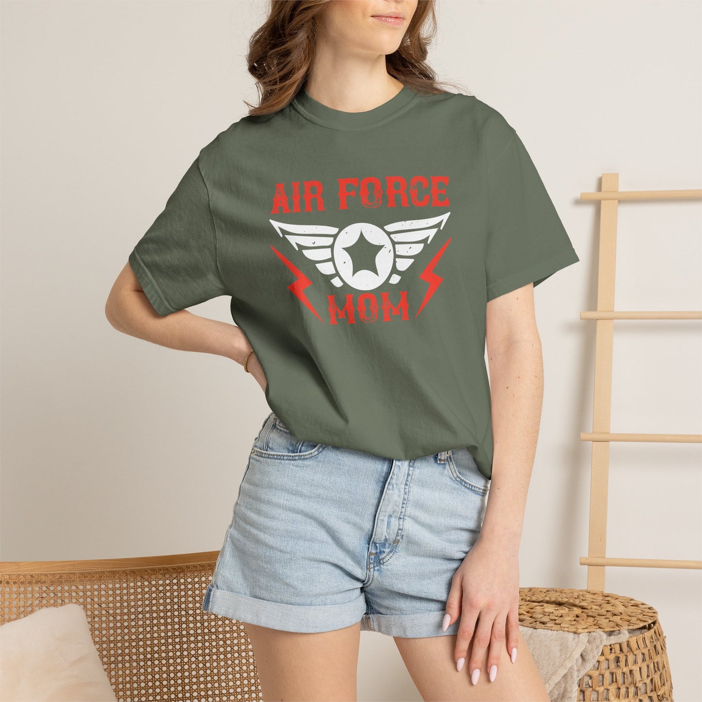 Mom T-shirt Mother Day Mama Tee Unisex Comfort Colors Garment-Dyed Cotton h60