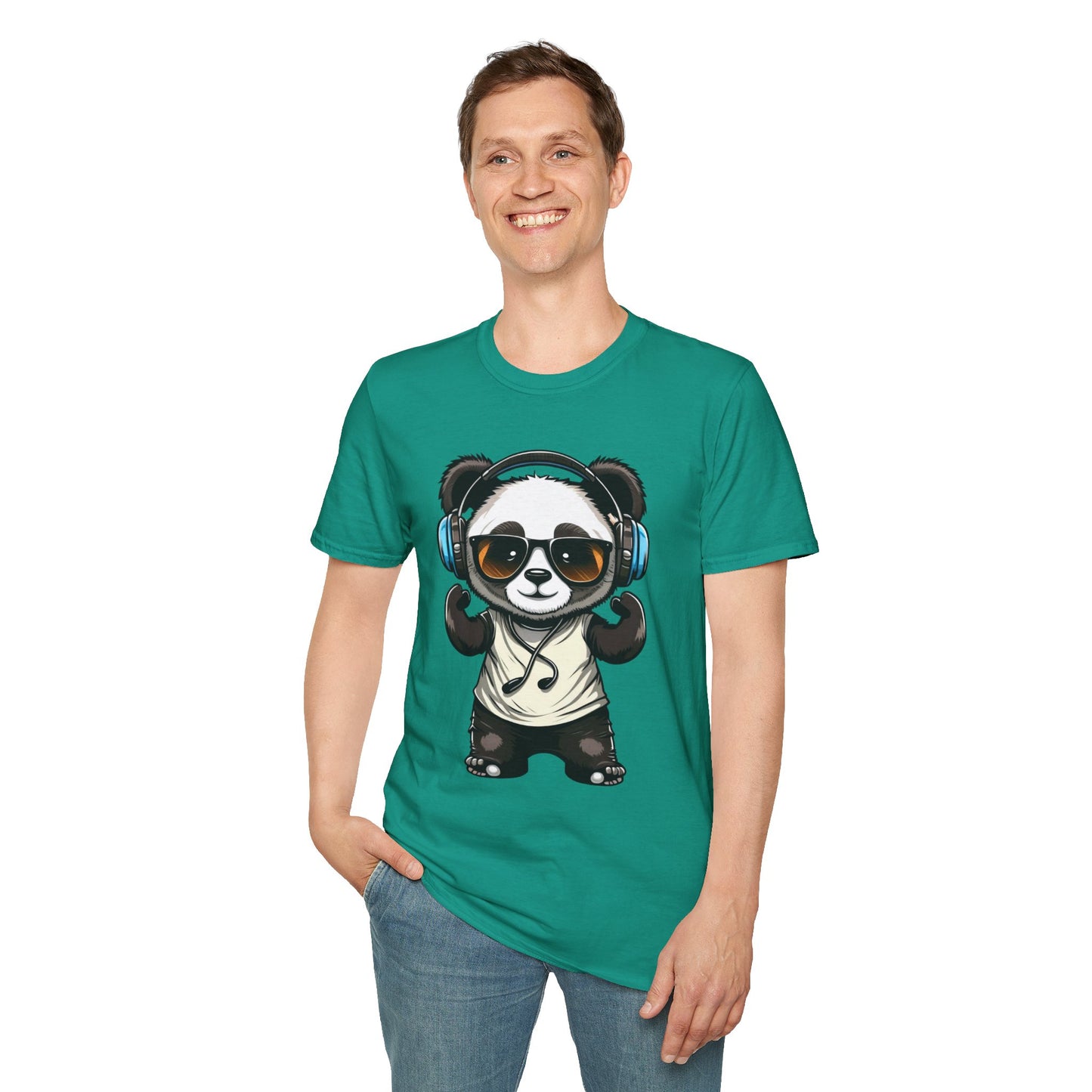 Animals Tees, Funny Animals Shirt, T Shirts with Funny Animals, T-Shirt with Panda, Panda Tees