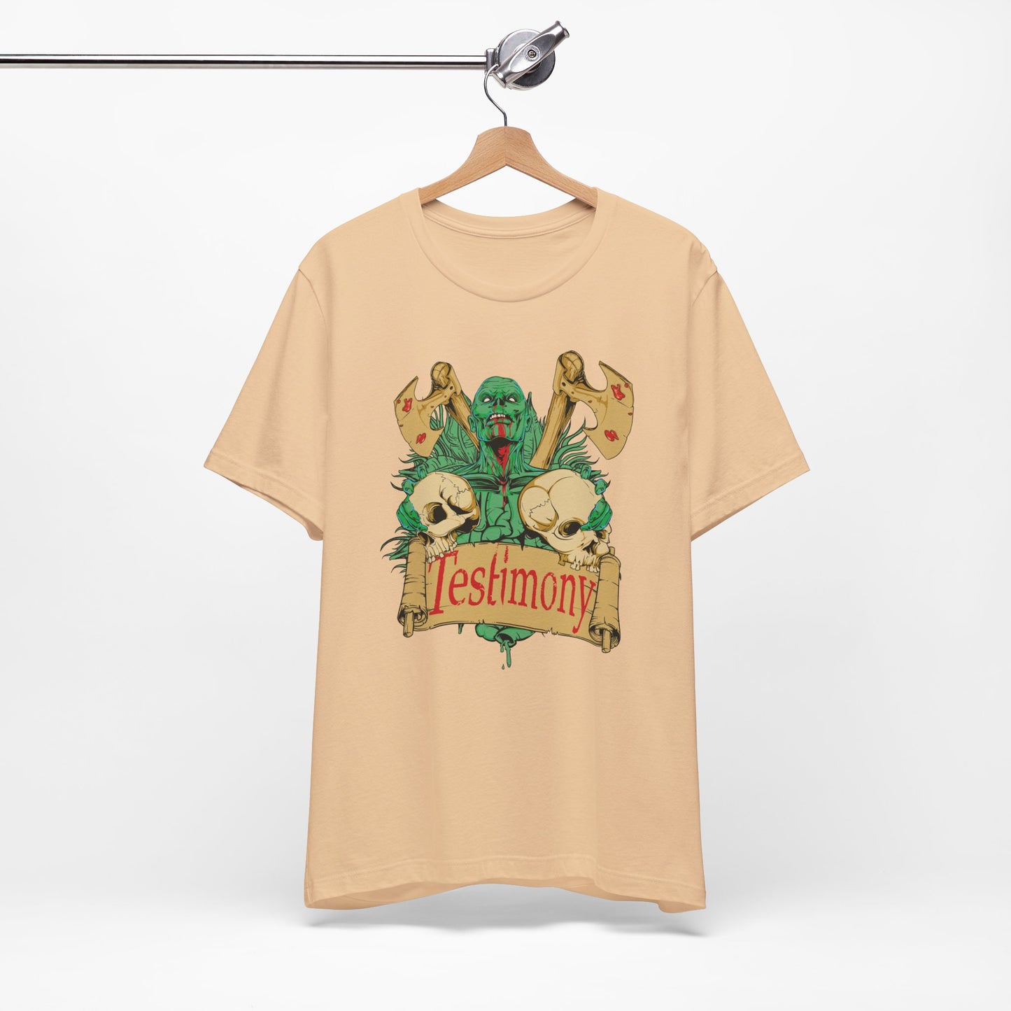 Cthulhu Skull Axes Testimony Tee Lovecraft Horror Mythos Shirt Art-42