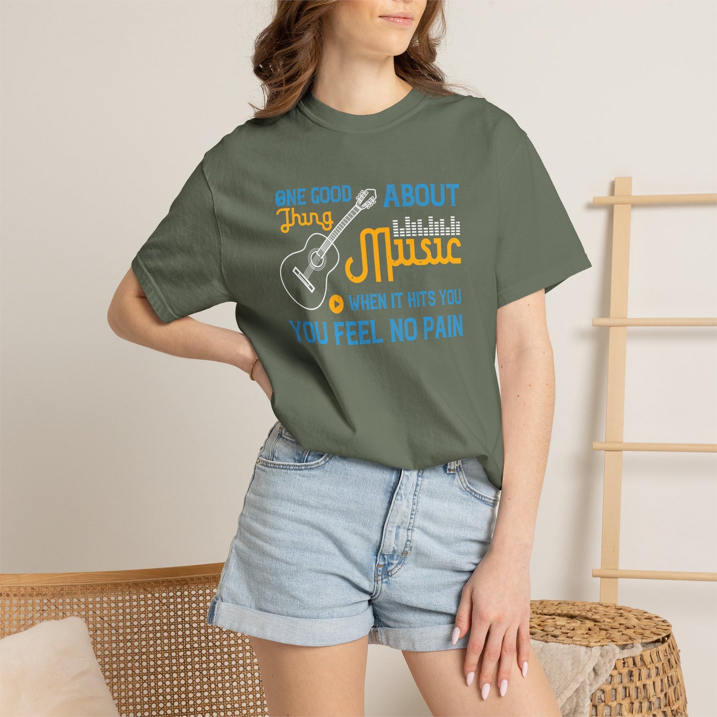 Music Graphic Design Unisex Cotton T-shirt m40