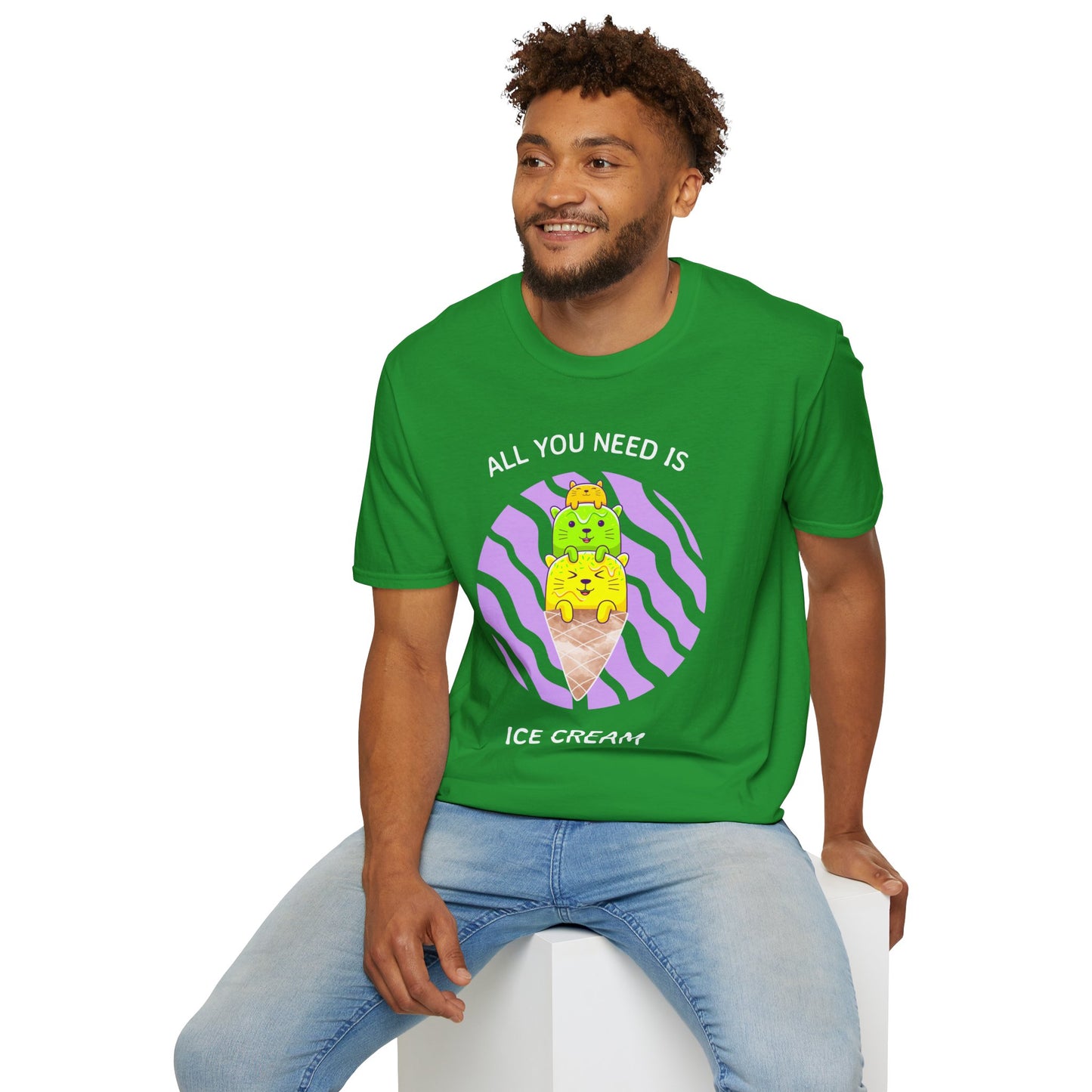 Food Tees, Funny Food T Shirts, Funny T Shirts, Shirt with Food, Junk Food Tees, Shirt with Ice Cream, Ice Cream T-Shirt