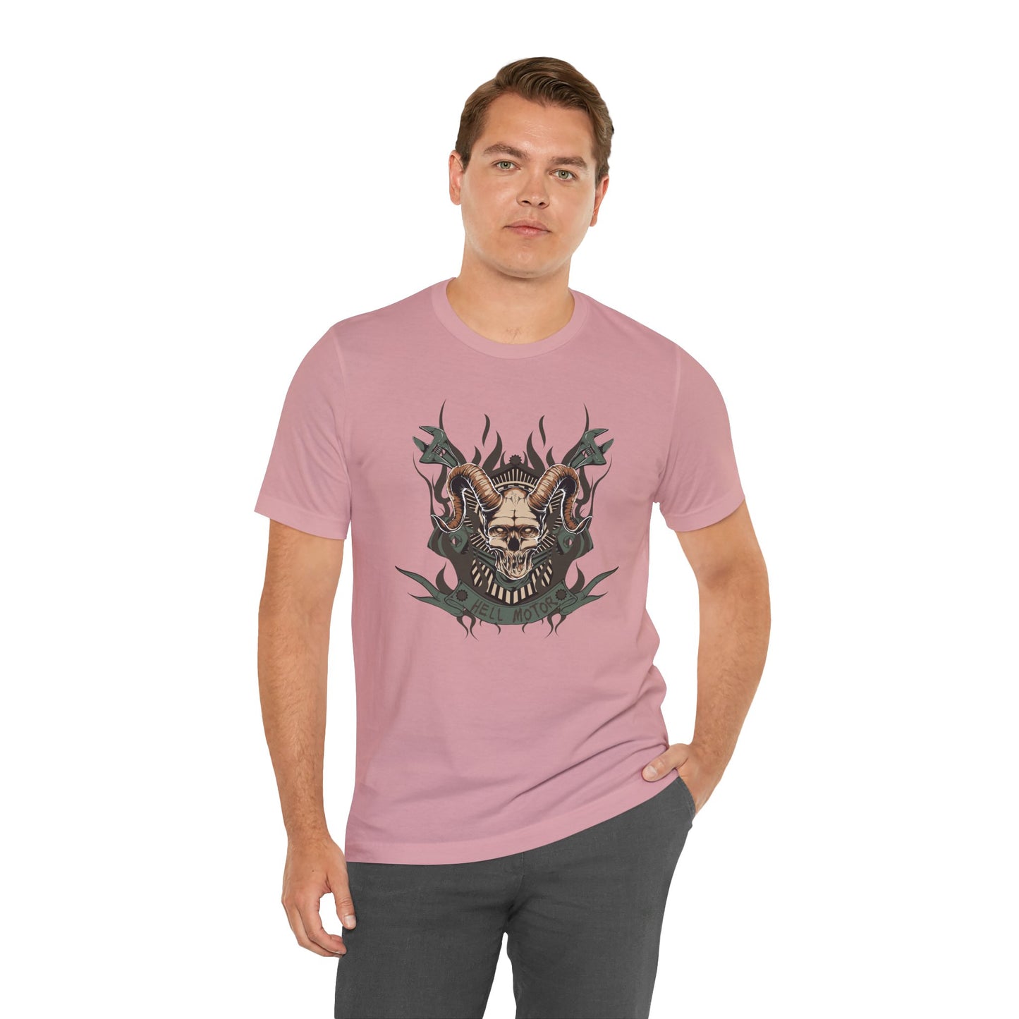 Gothic Skull Graphic Design Unisex Cotton Tee Art-49