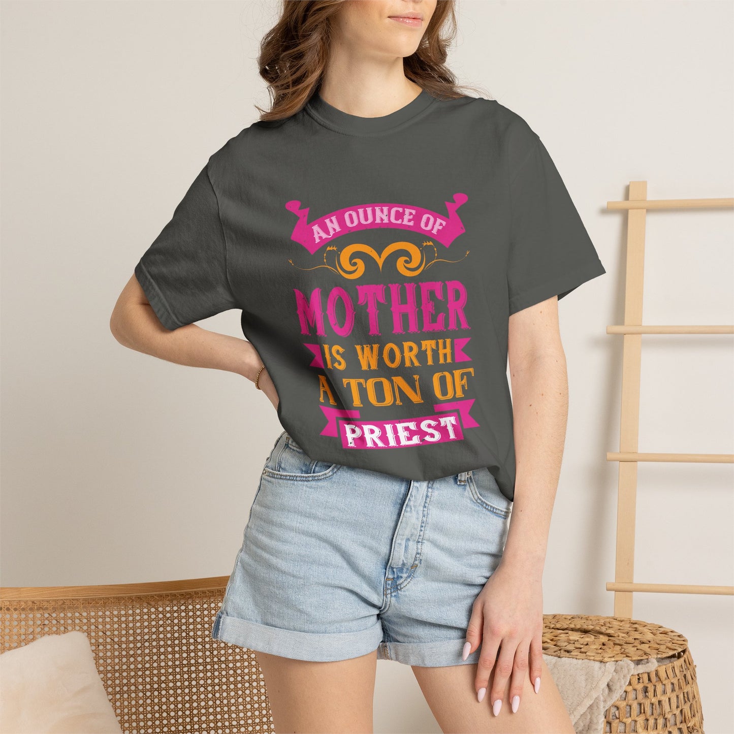 Mom T-shirt Mother Day Mama Tee Unisex Comfort Colors Garment-Dyed Cotton h63