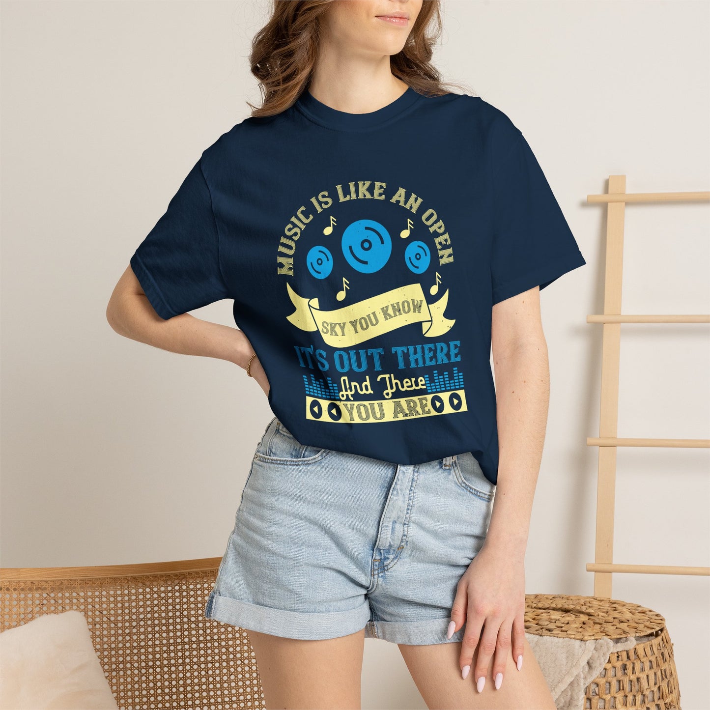 Music Graphic Design Unisex Cotton T-shirt m29