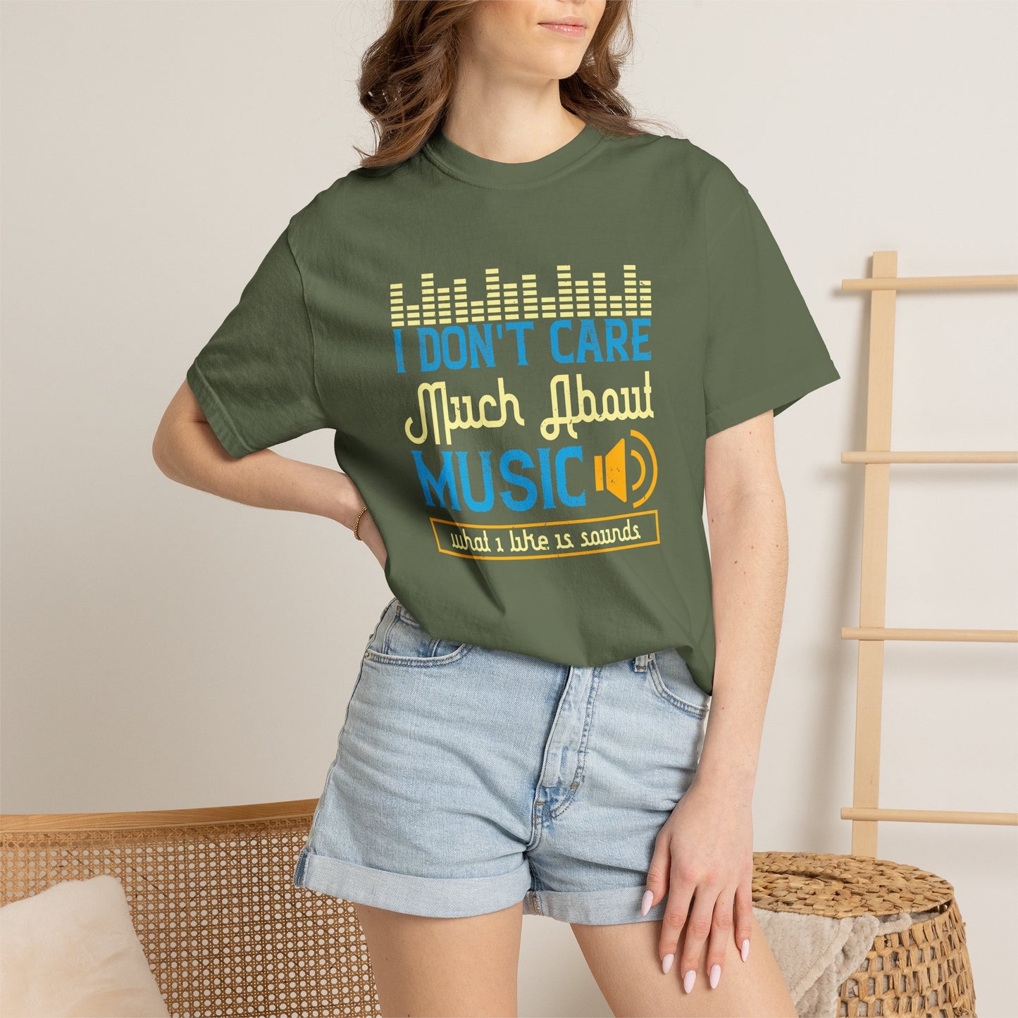 Music Graphic Design Unisex Cotton T-shirt m6