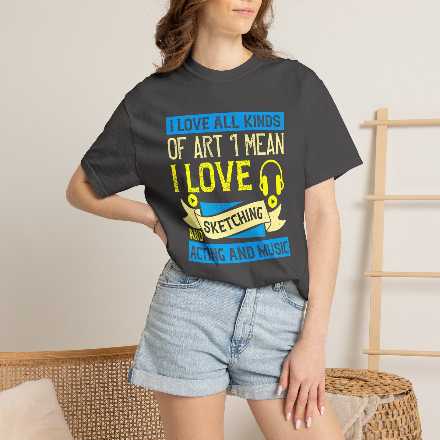 Music Graphic Design Unisex Cotton T-shirt m10