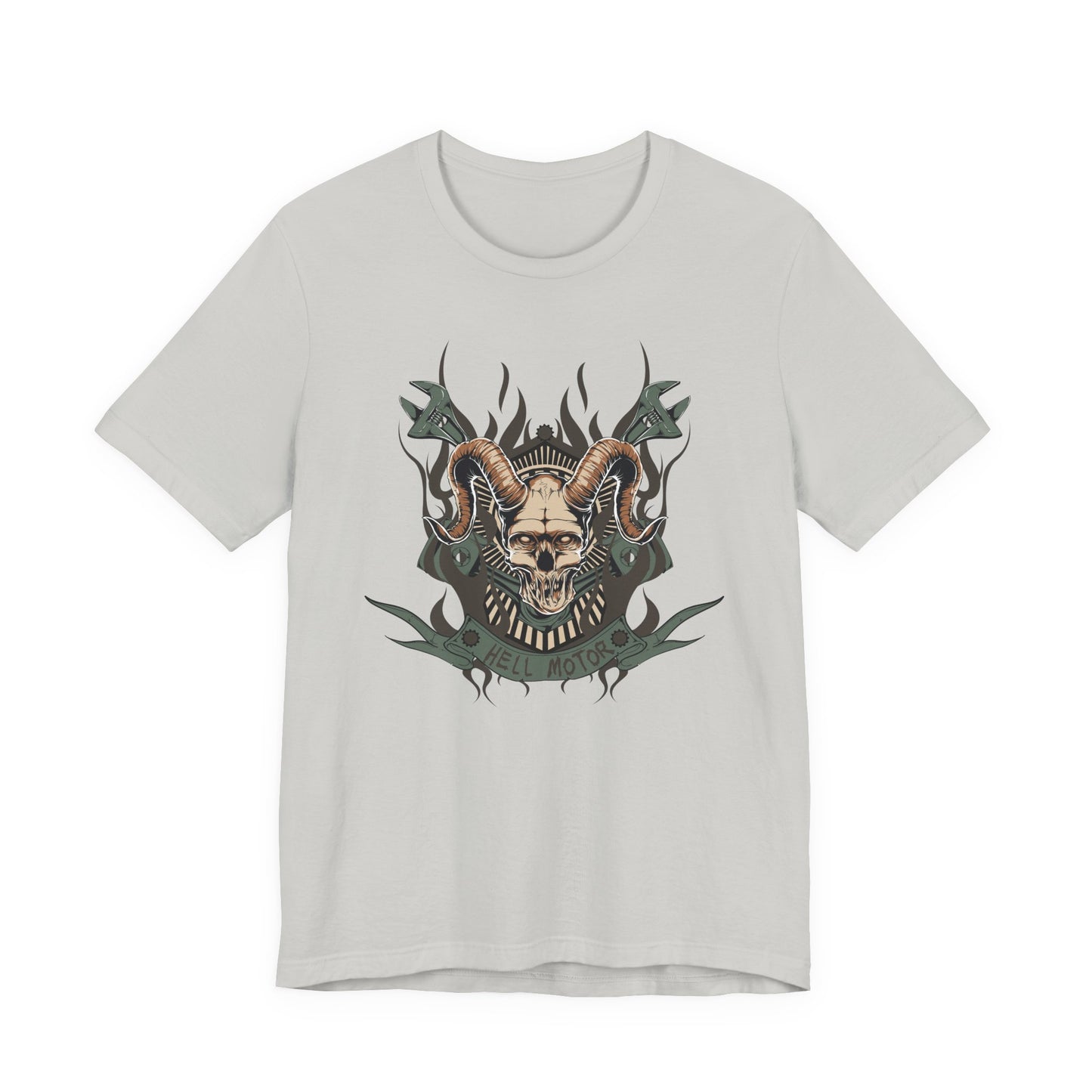 Gothic Skull Graphic Design Unisex Cotton Tee Art-49