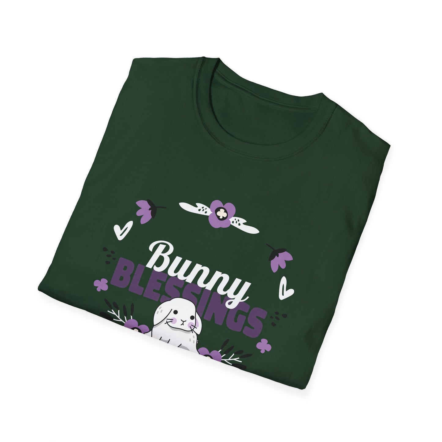 Easter Bunny T-Shirt, Tee Shirt with Easter Signature, T Shirt with Easter Prints, Tee Shirt with Easter Design - 19