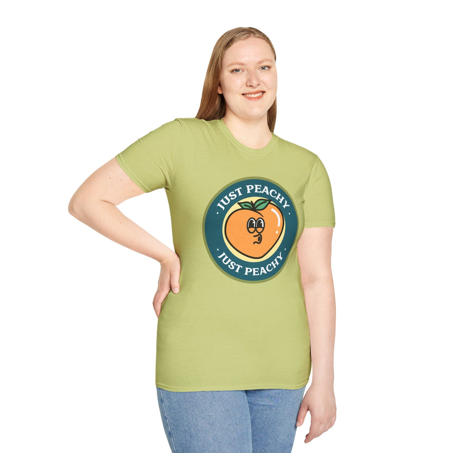 Food Tees, Funny Food T Shirts, Funny T Shirts, Shirt with Fruits, Shirt with Peach