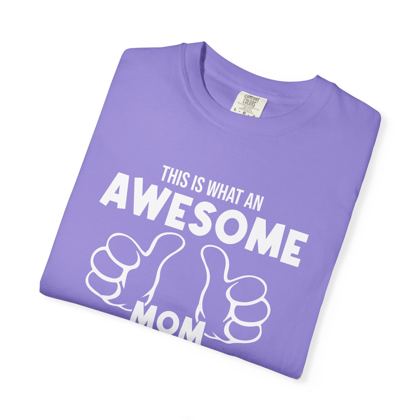 Mom T-shirt Mother's Day Mama Tee Unisex Comfort Colors Garment-Dyed Cotton h25