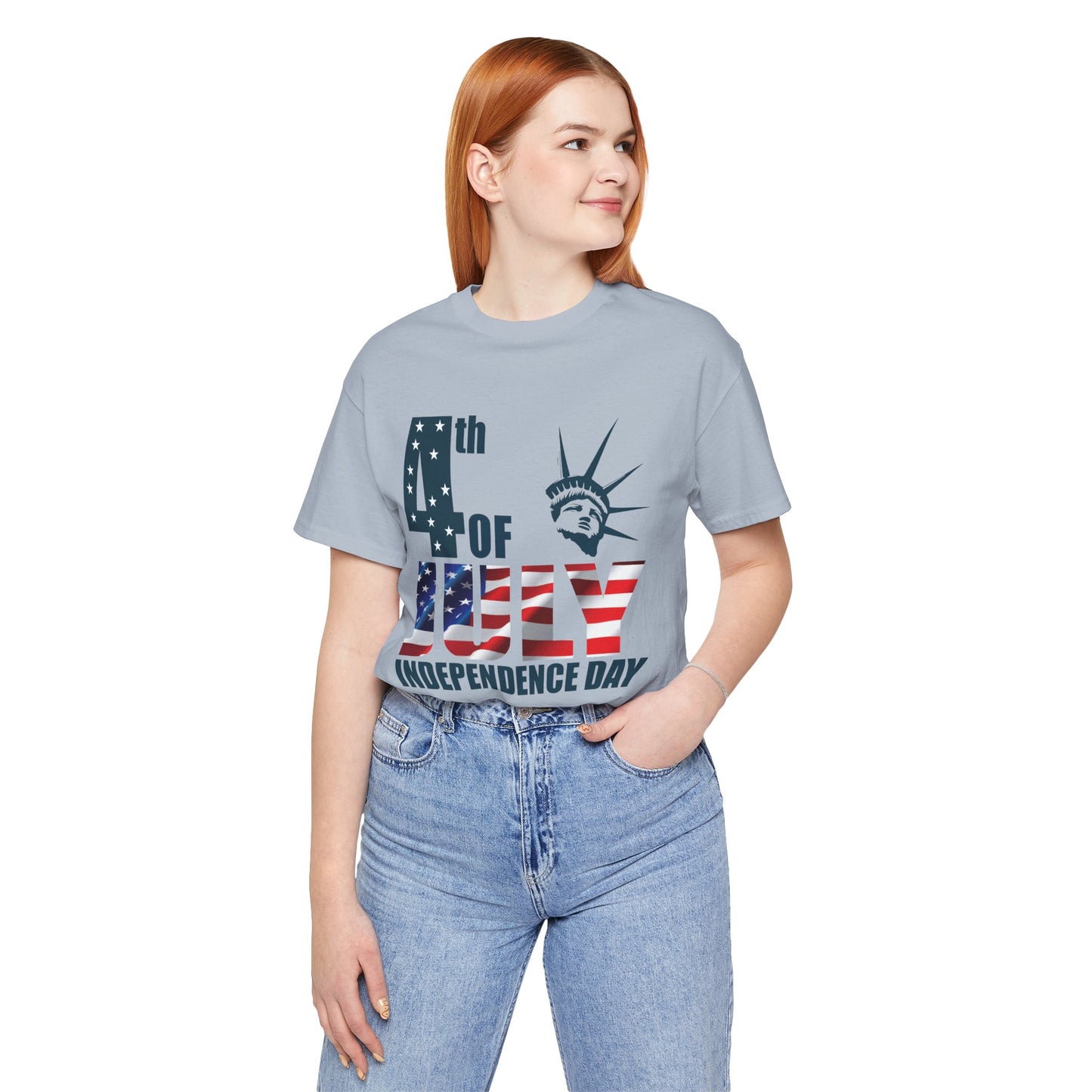 Independence Day Graphic Unisex Cotton T-Shirt 026