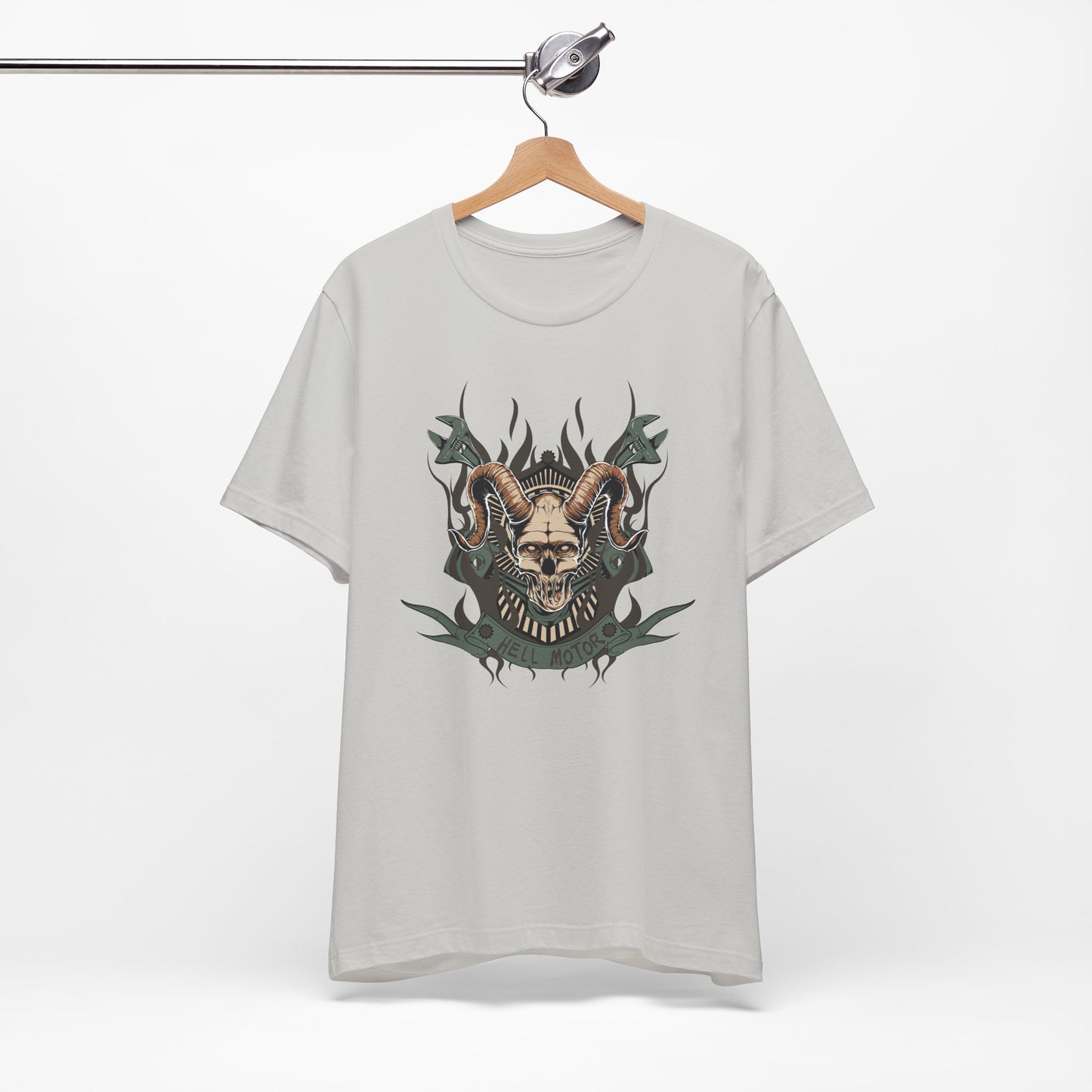 Gothic Skull Graphic Design Unisex Cotton Tee Art-49