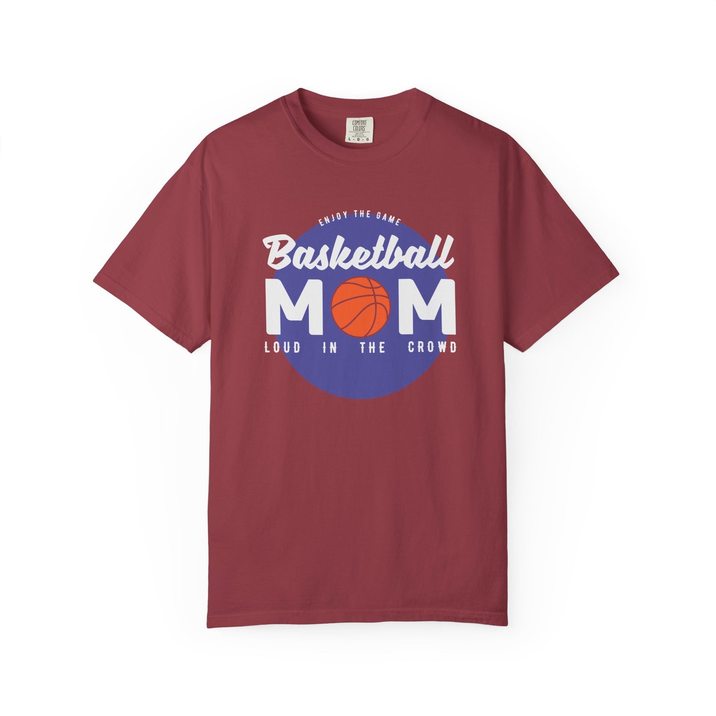 Basketball Mom T-shirt Mother's Day Mama Tee Unisex Comfort Colors Garment-Dyed Cotton h31