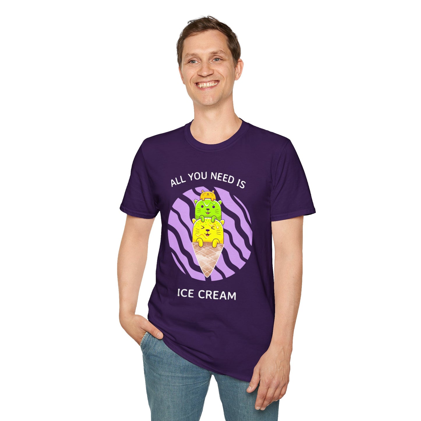 Food Tees, Funny Food T Shirts, Funny T Shirts, Shirt with Food, Junk Food Tees, Shirt with Ice Cream, Ice Cream T-Shirt