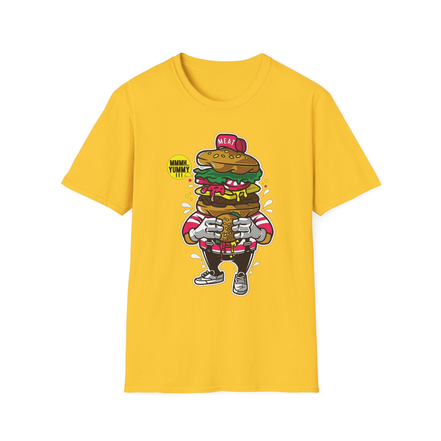 Cartoon T Shirt Animation T Shirt Funny Tee Unisex Gildan Softstyle 64000 Ring Spun Cotton