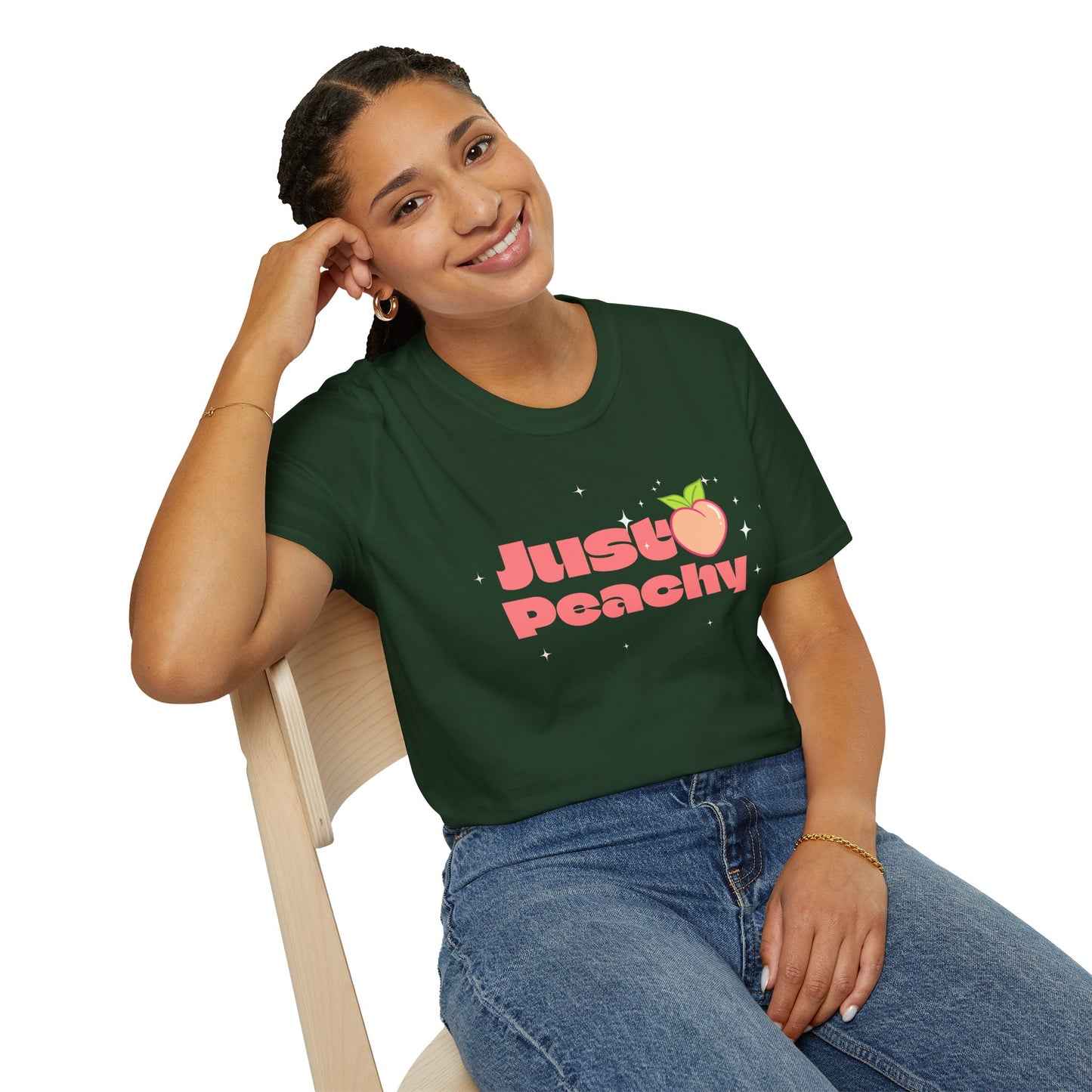 Food Tees, Funny Food T Shirts, Funny T Shirts, Shirt with Fruits, Shirt with Peach