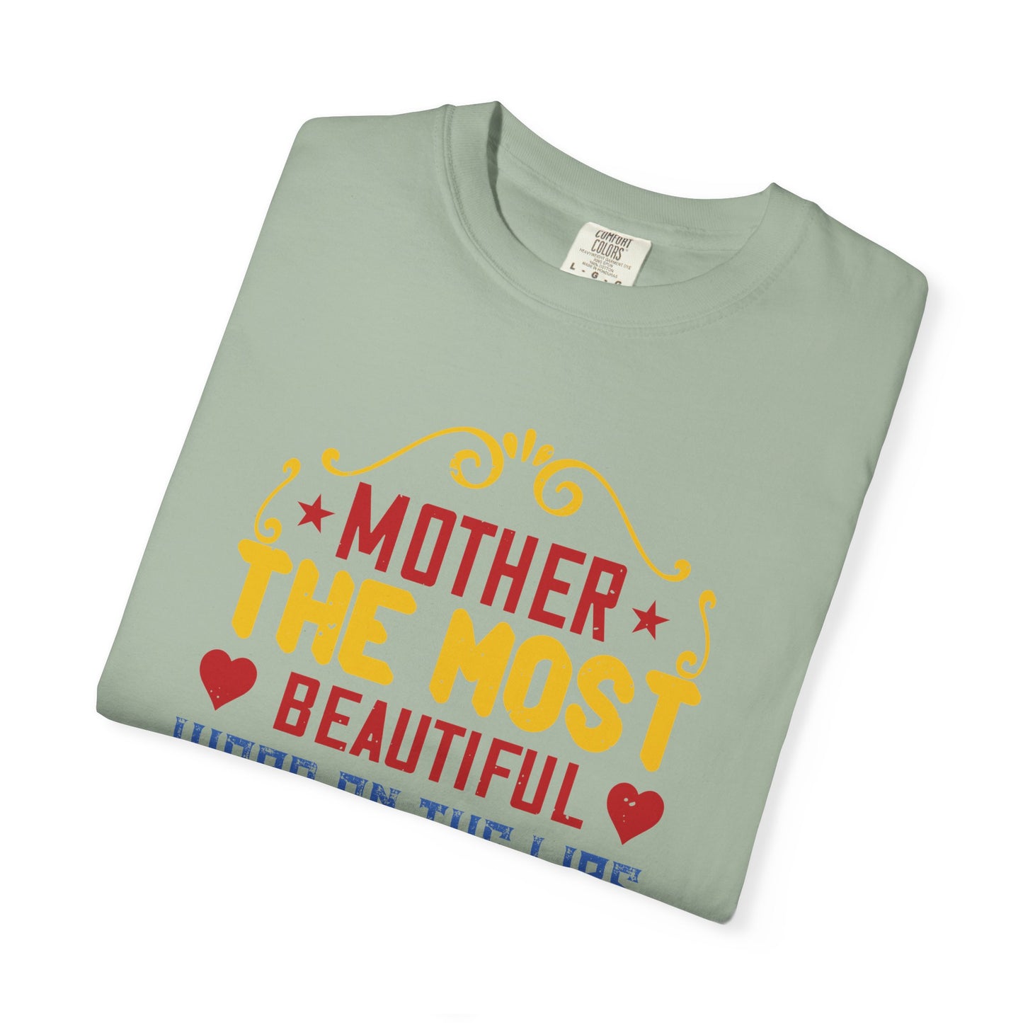 Mom T-shirt Mother Day Mama Tee Unisex Comfort Colors Garment-Dyed Cotton h84