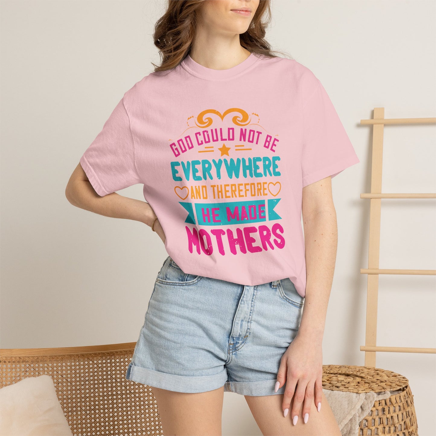 Mom T-shirt Mother Day Mama Tee Unisex Comfort Colors Garment-Dyed Cotton h70