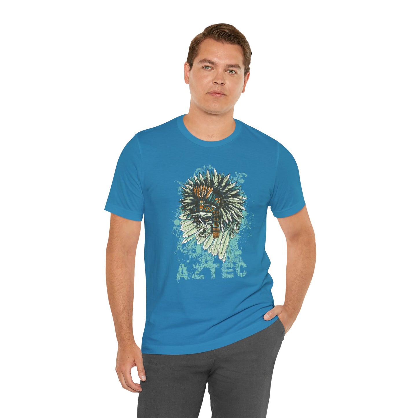 Skull Graphic Design Unisex Cotton Tee Shirt Art-14
