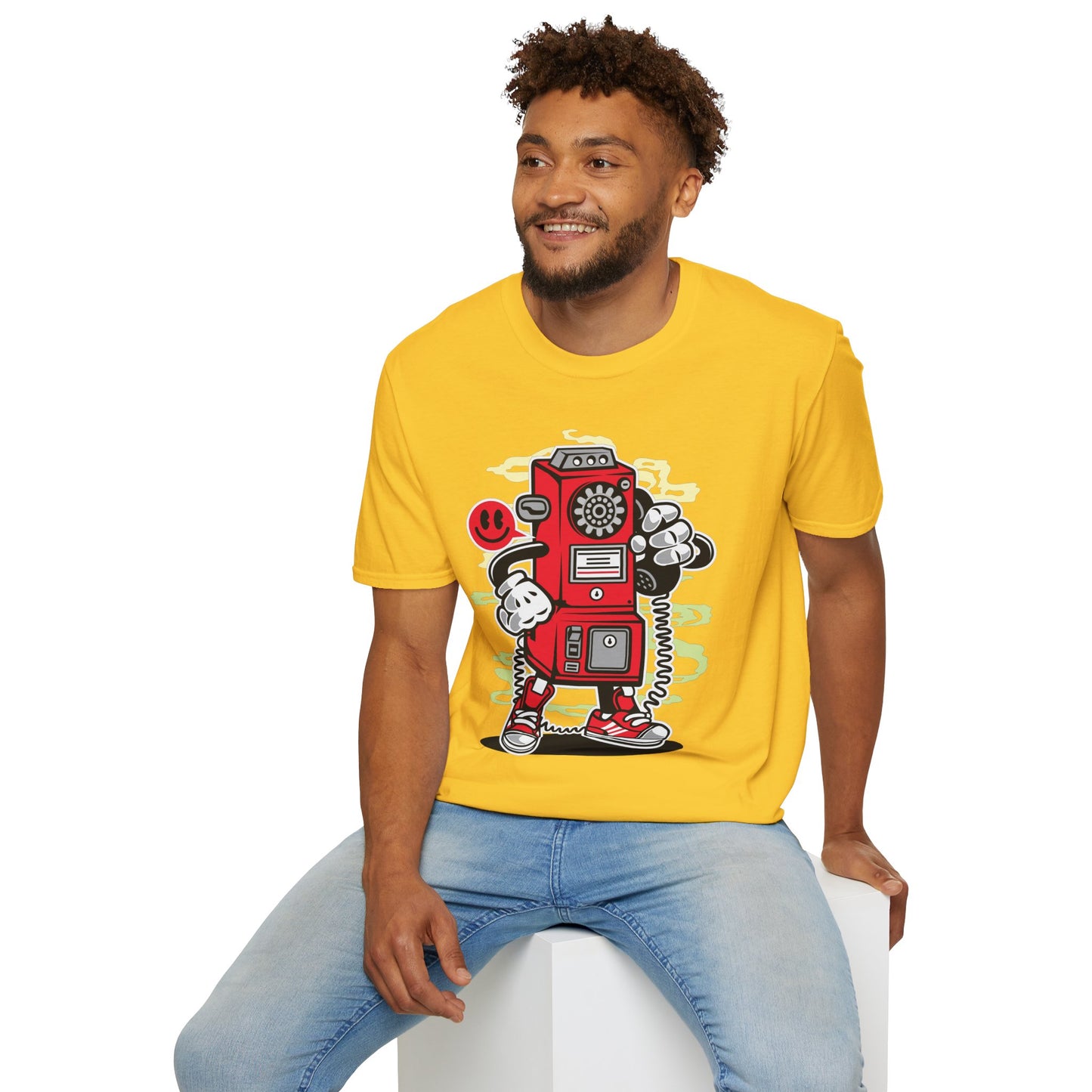 Cartoon T Shirt Animation T Shirt Funny Graphic Tee Softstyle 64000 Unisex Short Sleeve