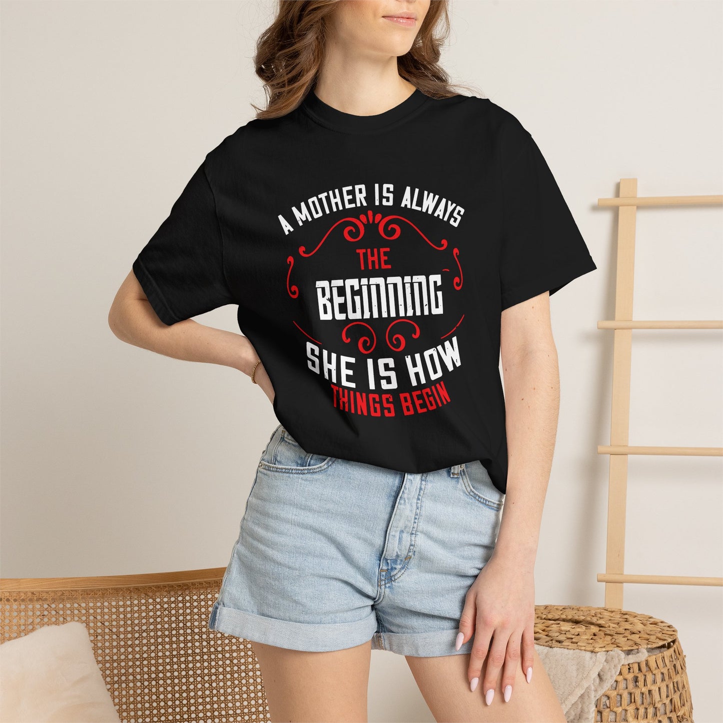 Mom T-shirt Mother Day Mama Tee Unisex Comfort Colors Garment-Dyed Cotton h53
