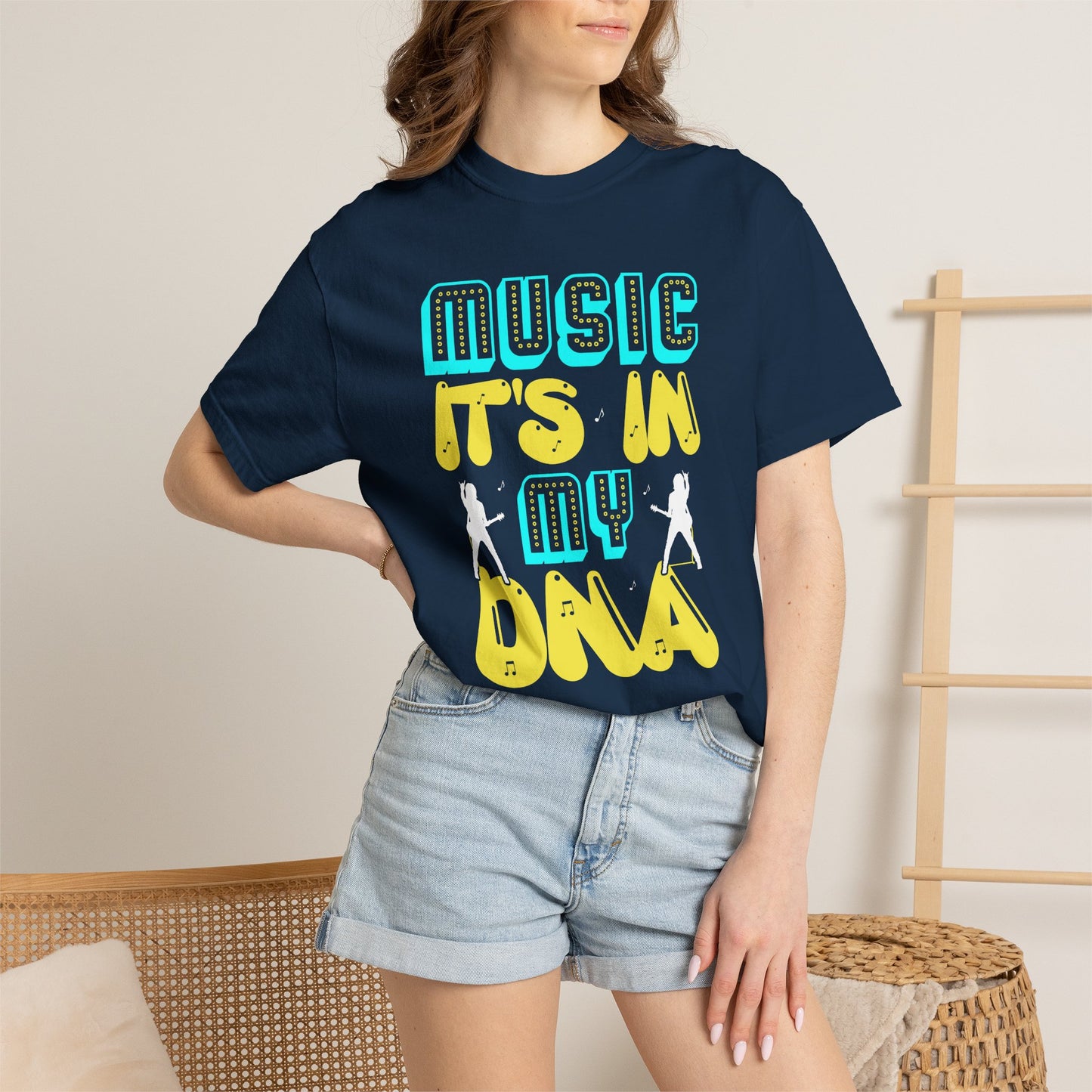 Music Graphic Design Unisex Cotton T-shirt 074
